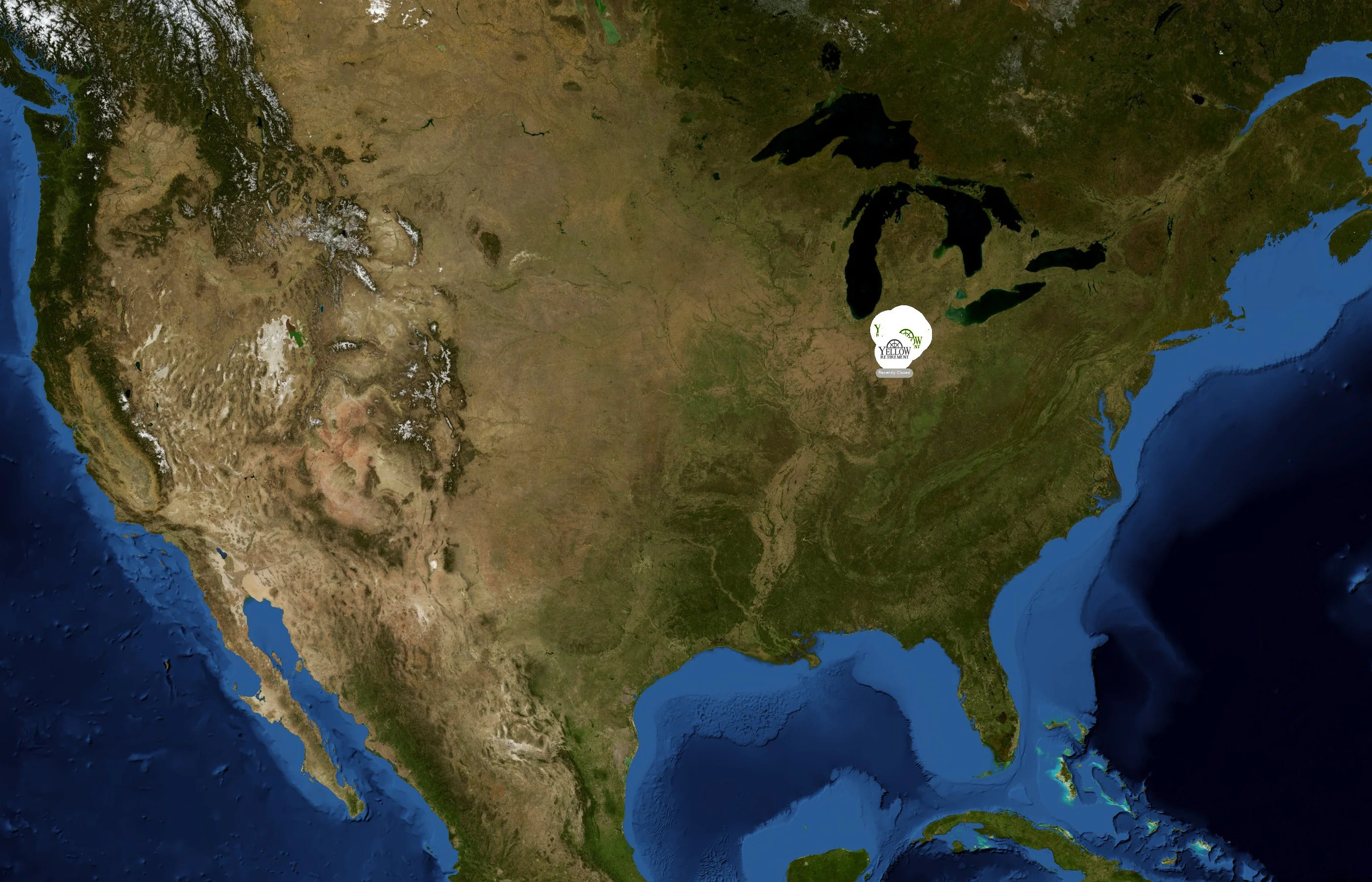 Yellow Retirement Communities state distribution
