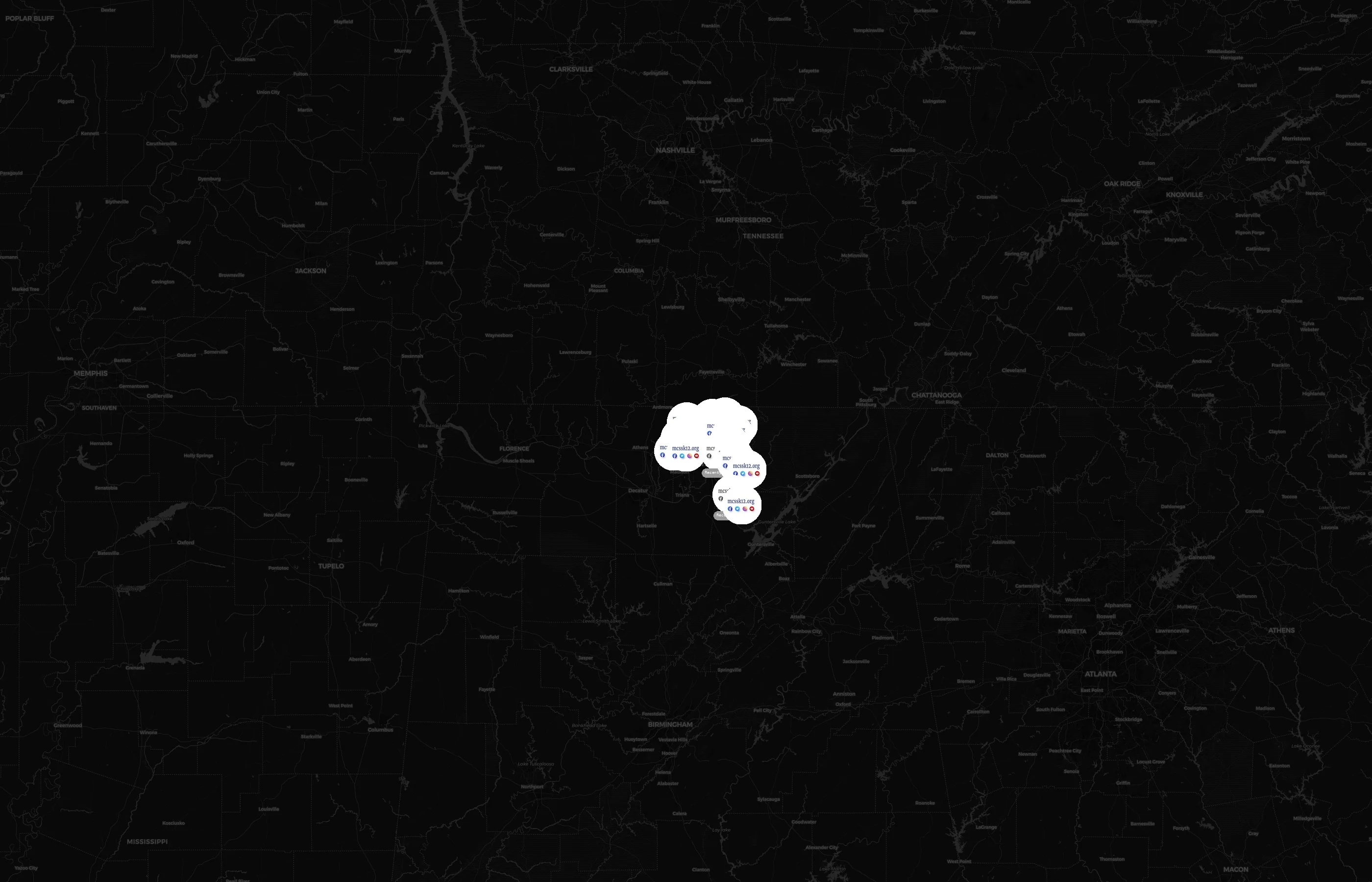 Madison County Schools city distribution