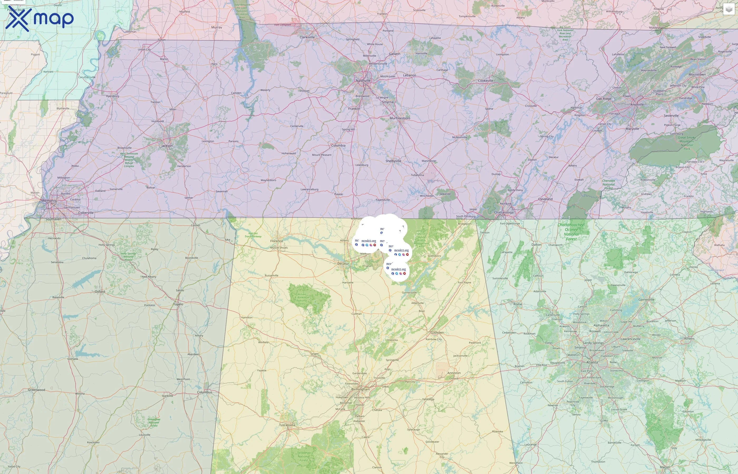 Madison County Schools street hotspots
