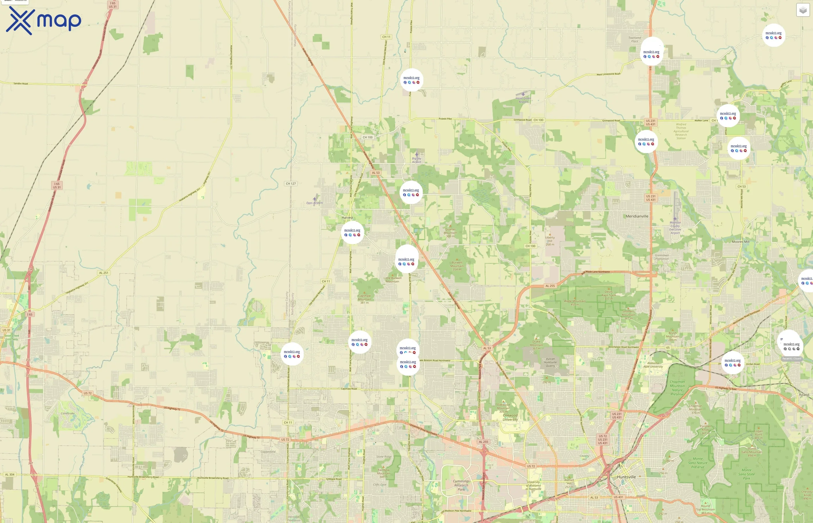 Madison County Schools traffic data