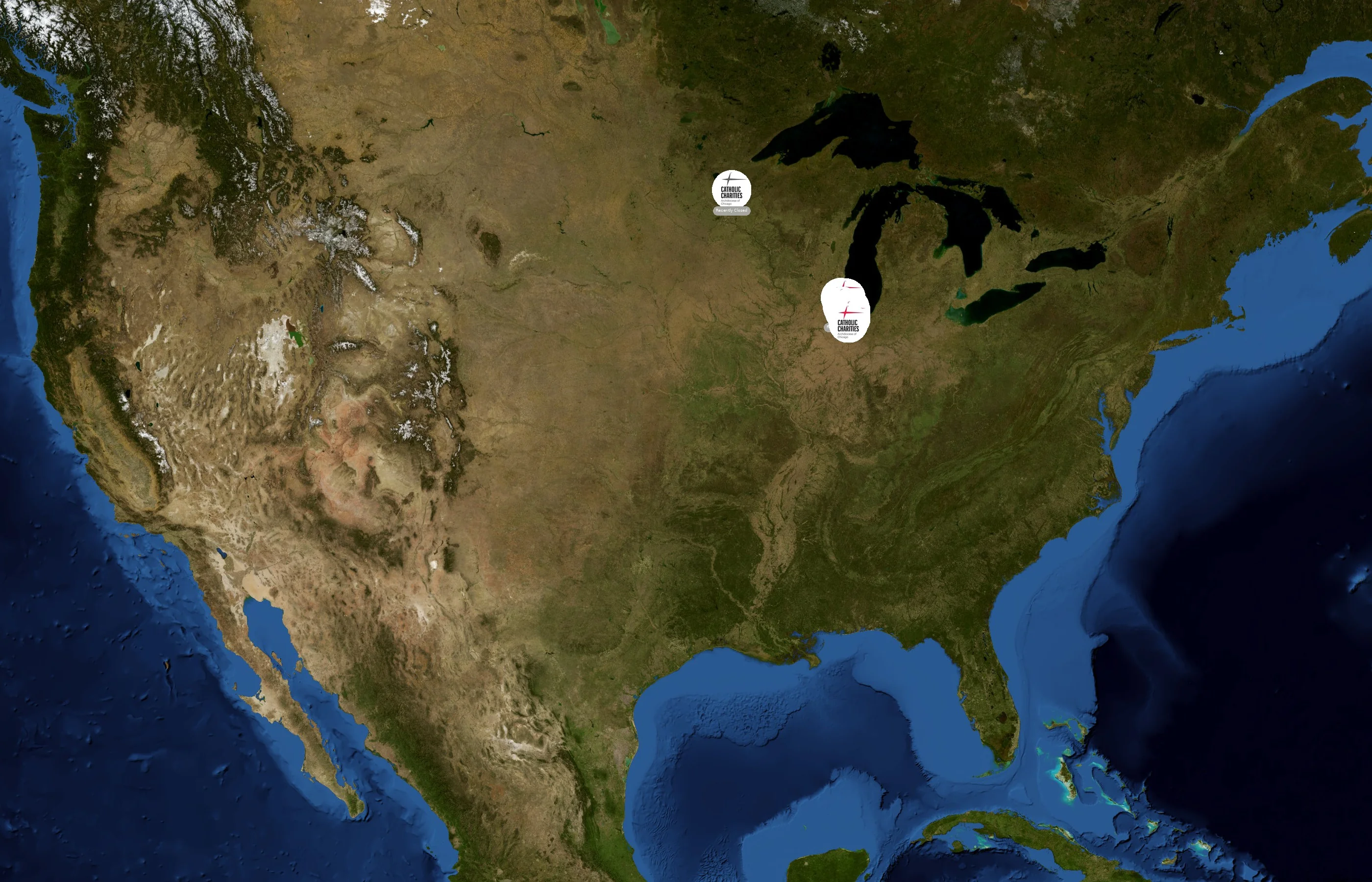 Catholic Charities state distribution