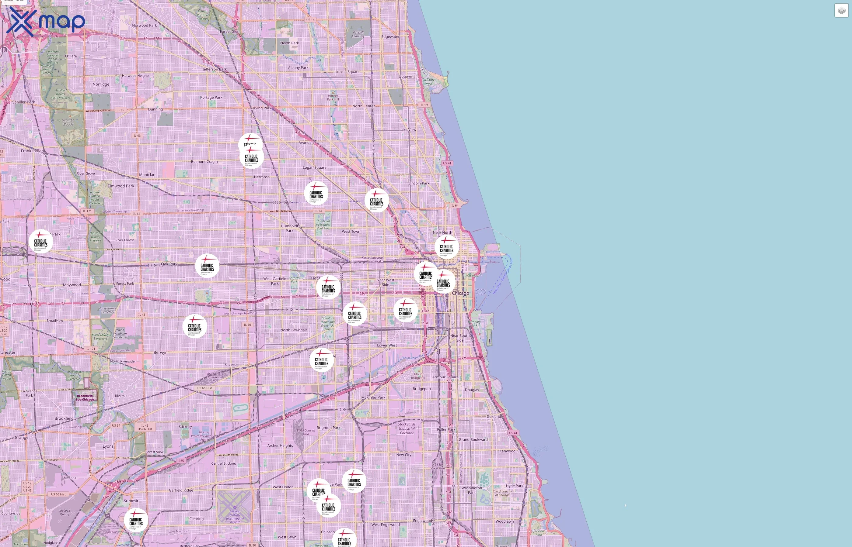 Catholic Charities traffic data