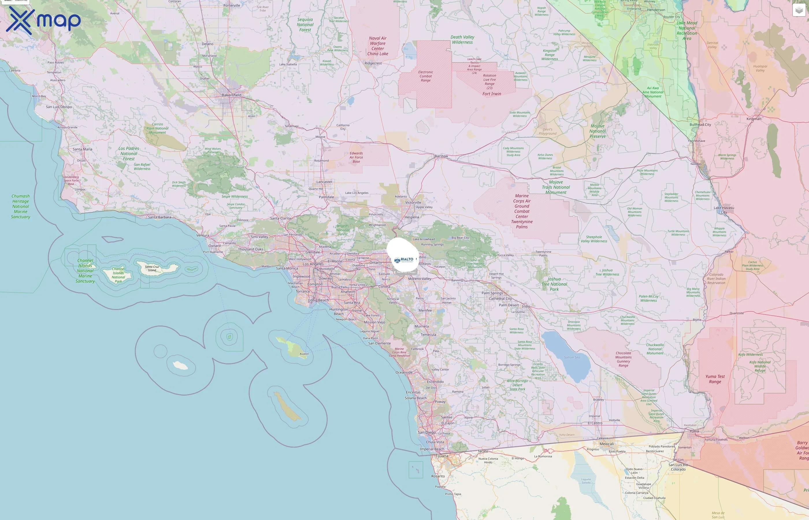 Rialto Unified School District street hotspots