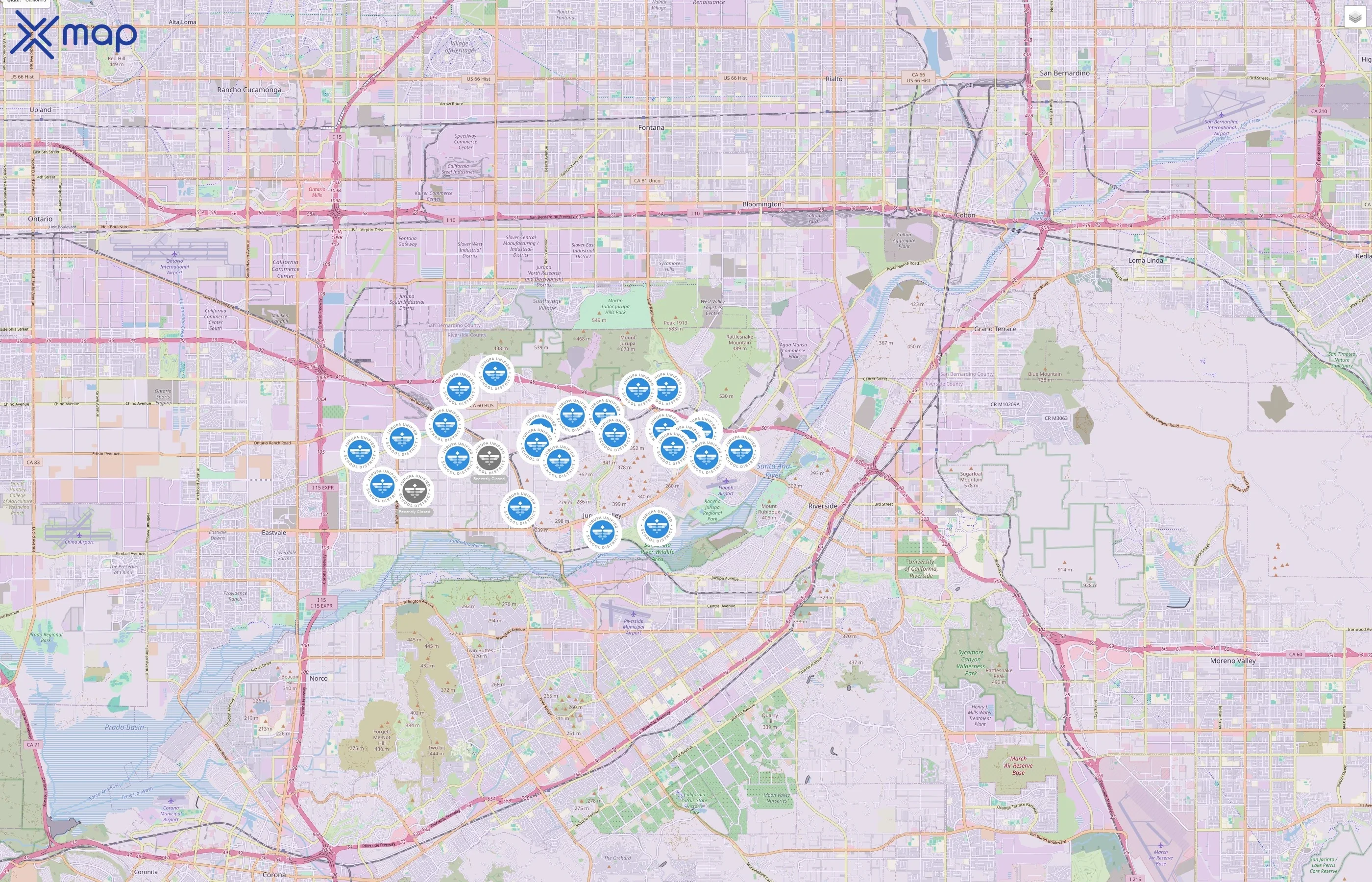 Jurupa Unified School District traffic data