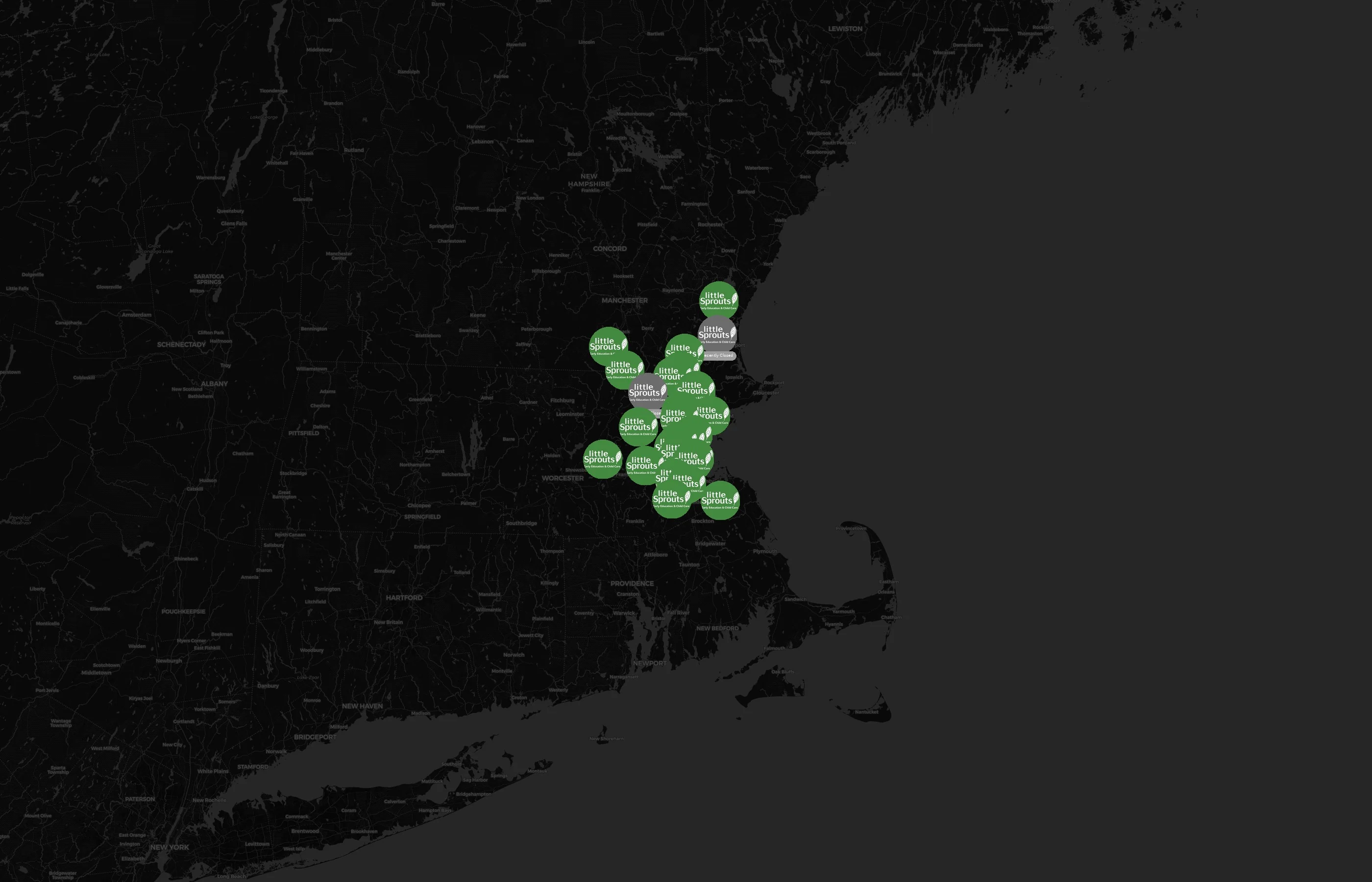 Little Sprouts city distribution
