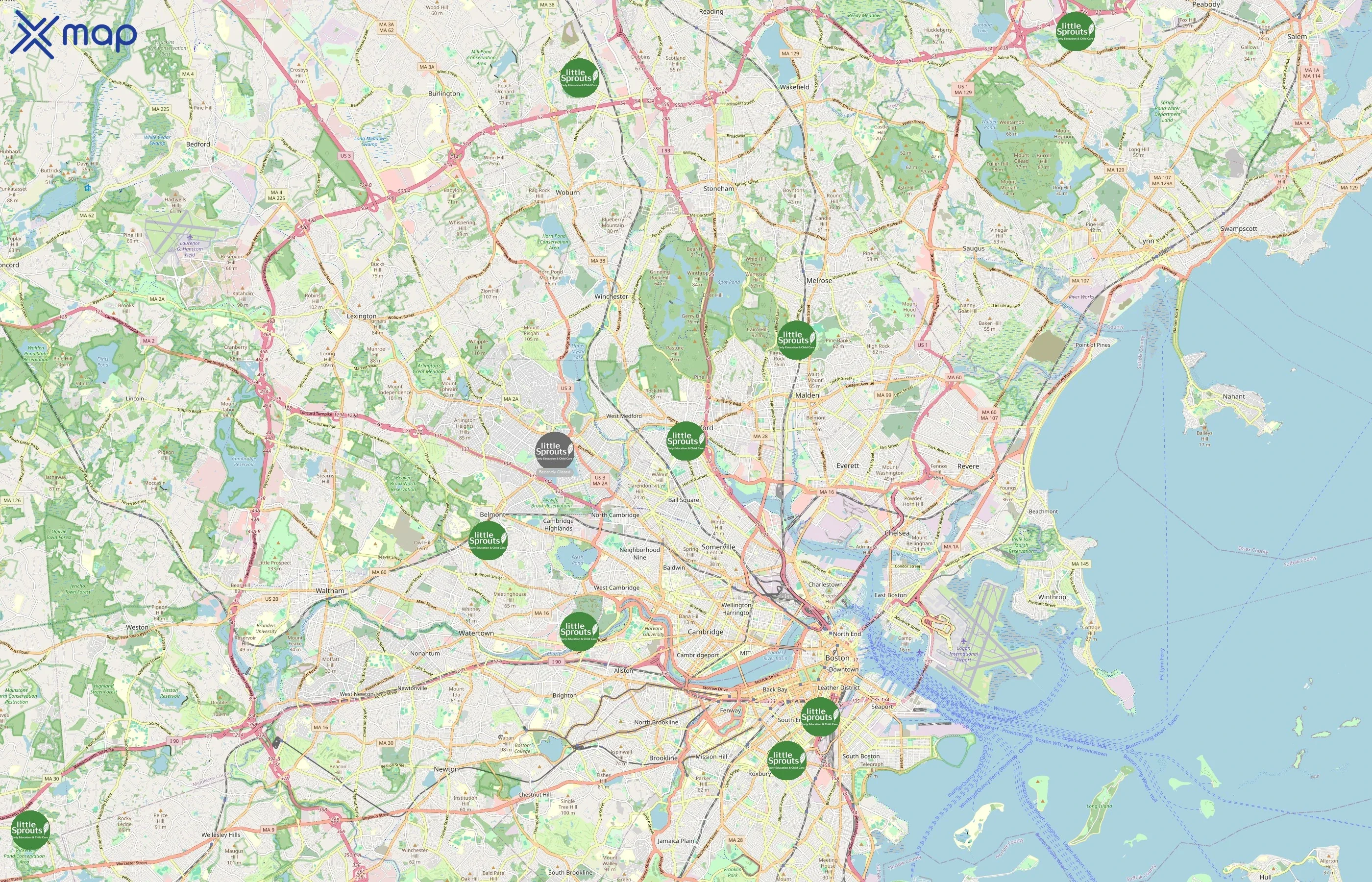 Little Sprouts area coverage
