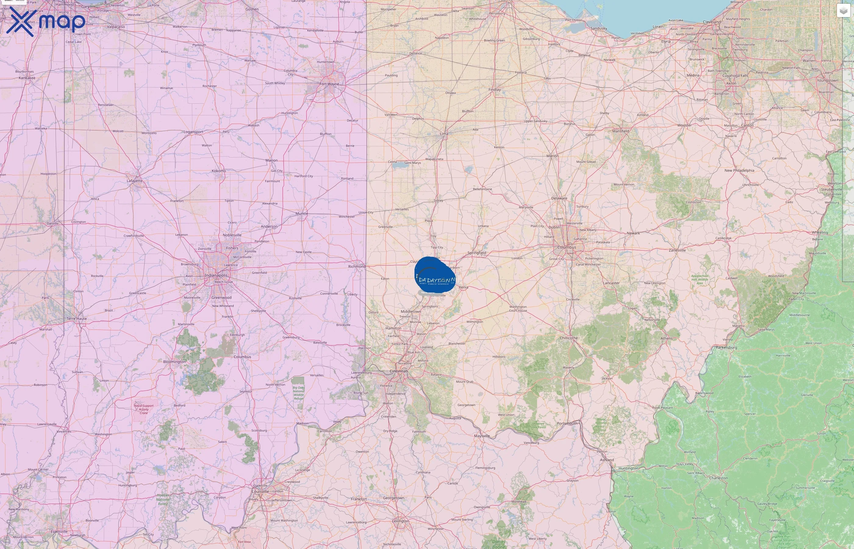 Dayton Public Schools street hotspots
