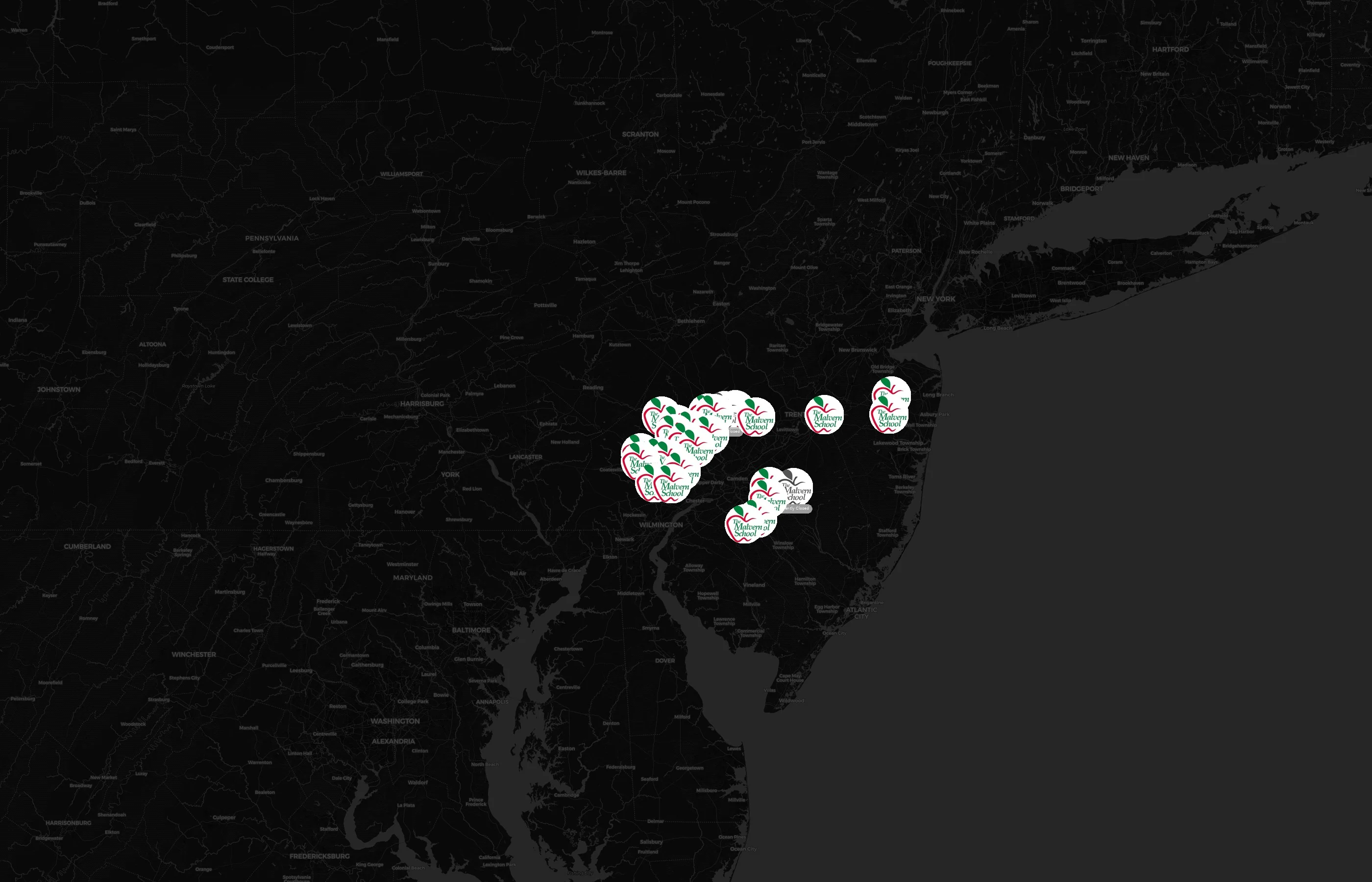 The Malvern School city distribution