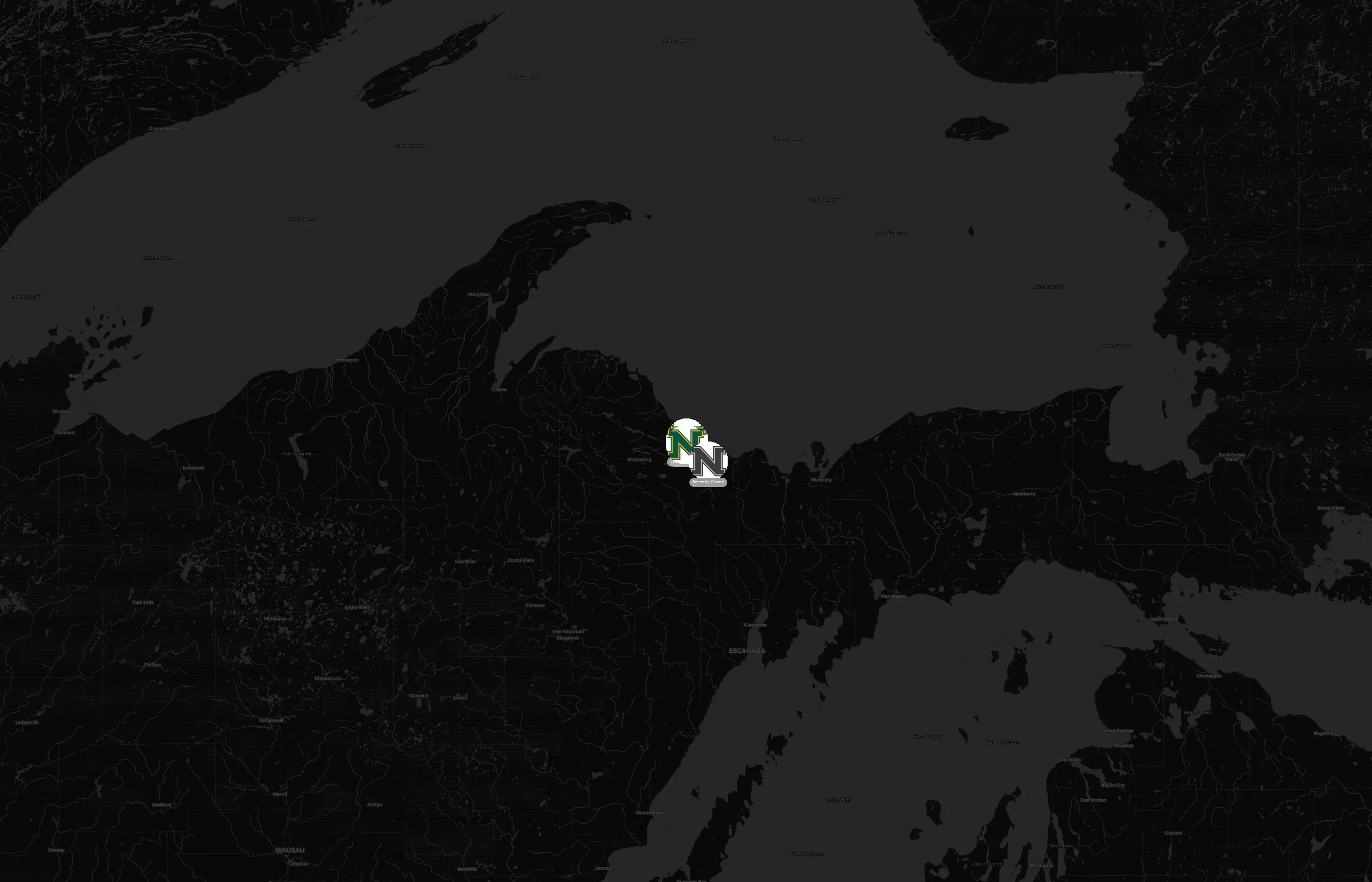 Northern Michigan University city distribution