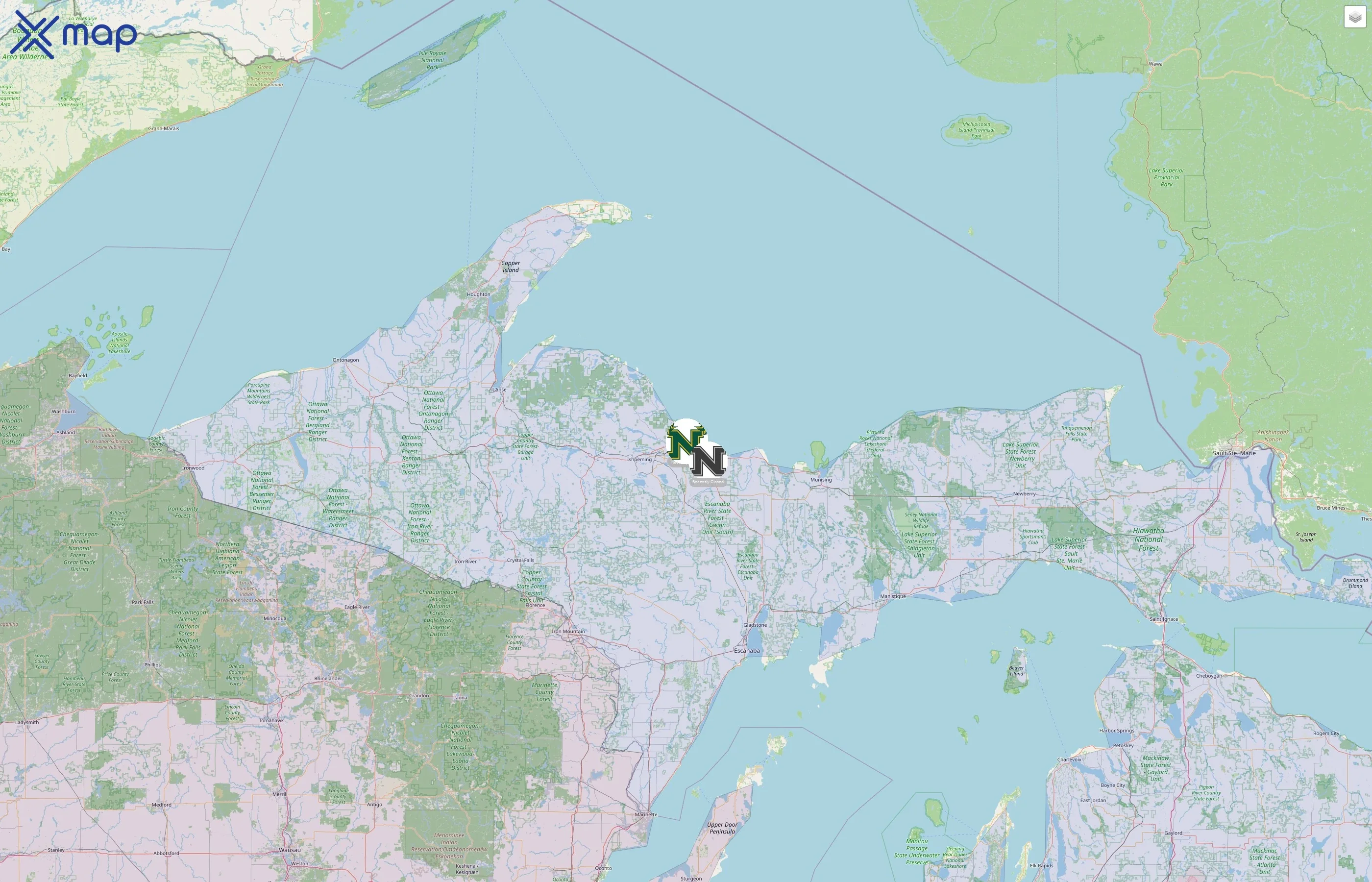 Northern Michigan University street hotspots