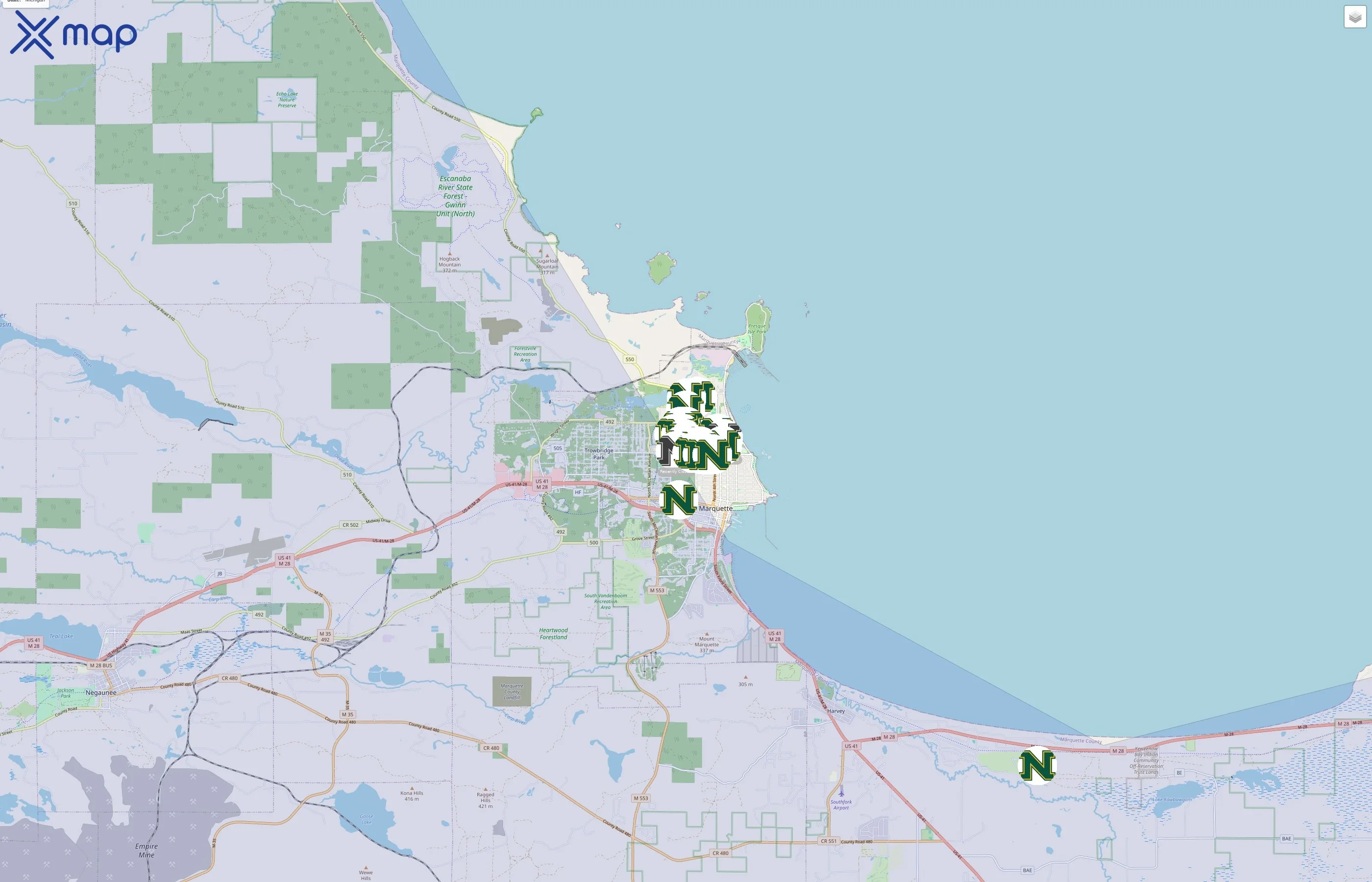 Northern Michigan University traffic data