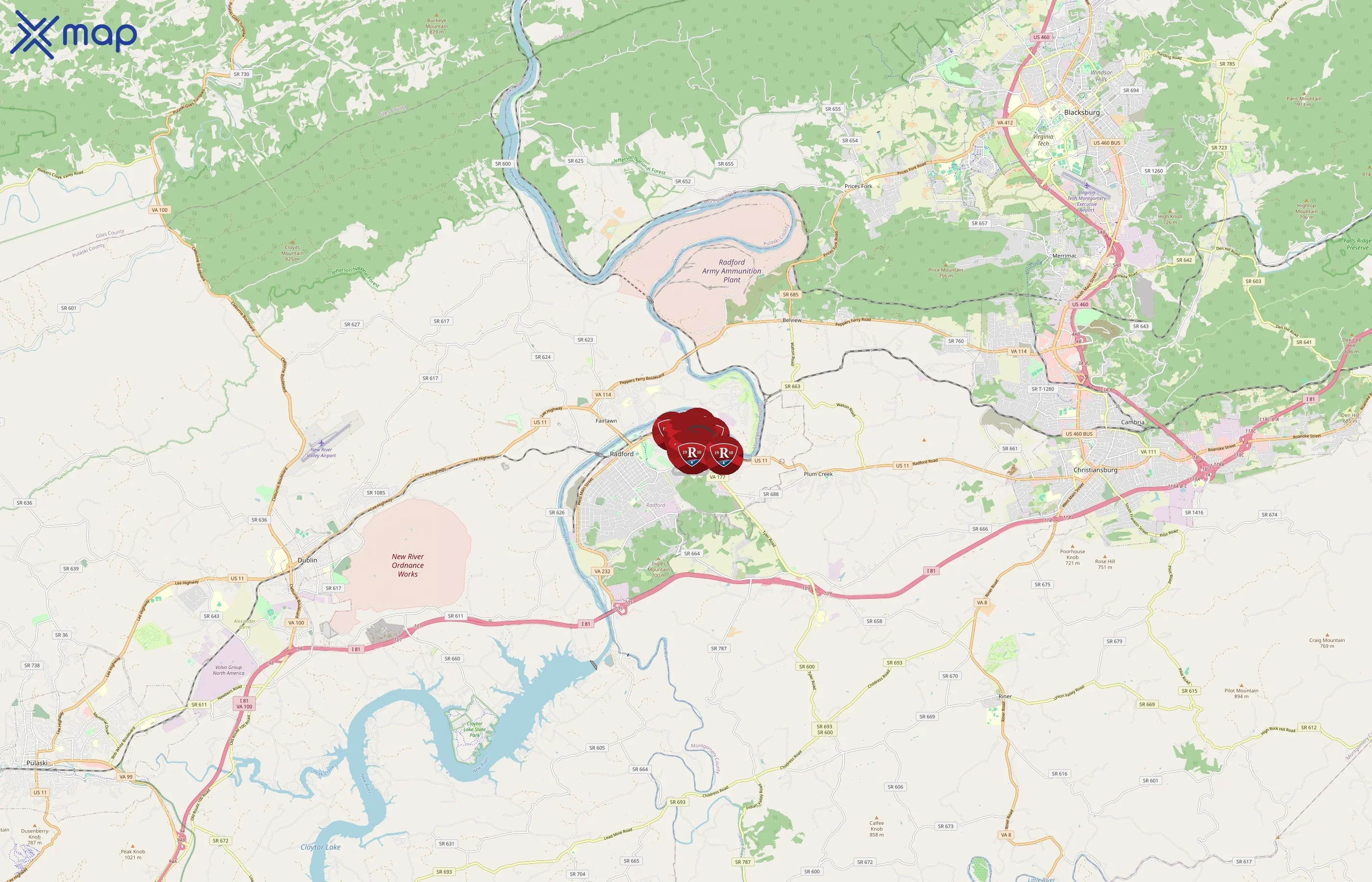 Radford University area coverage