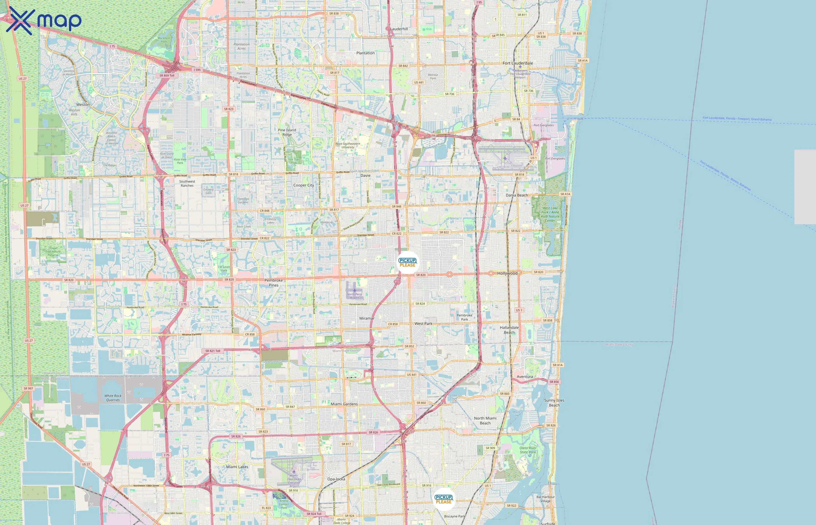 Pickup Please area coverage