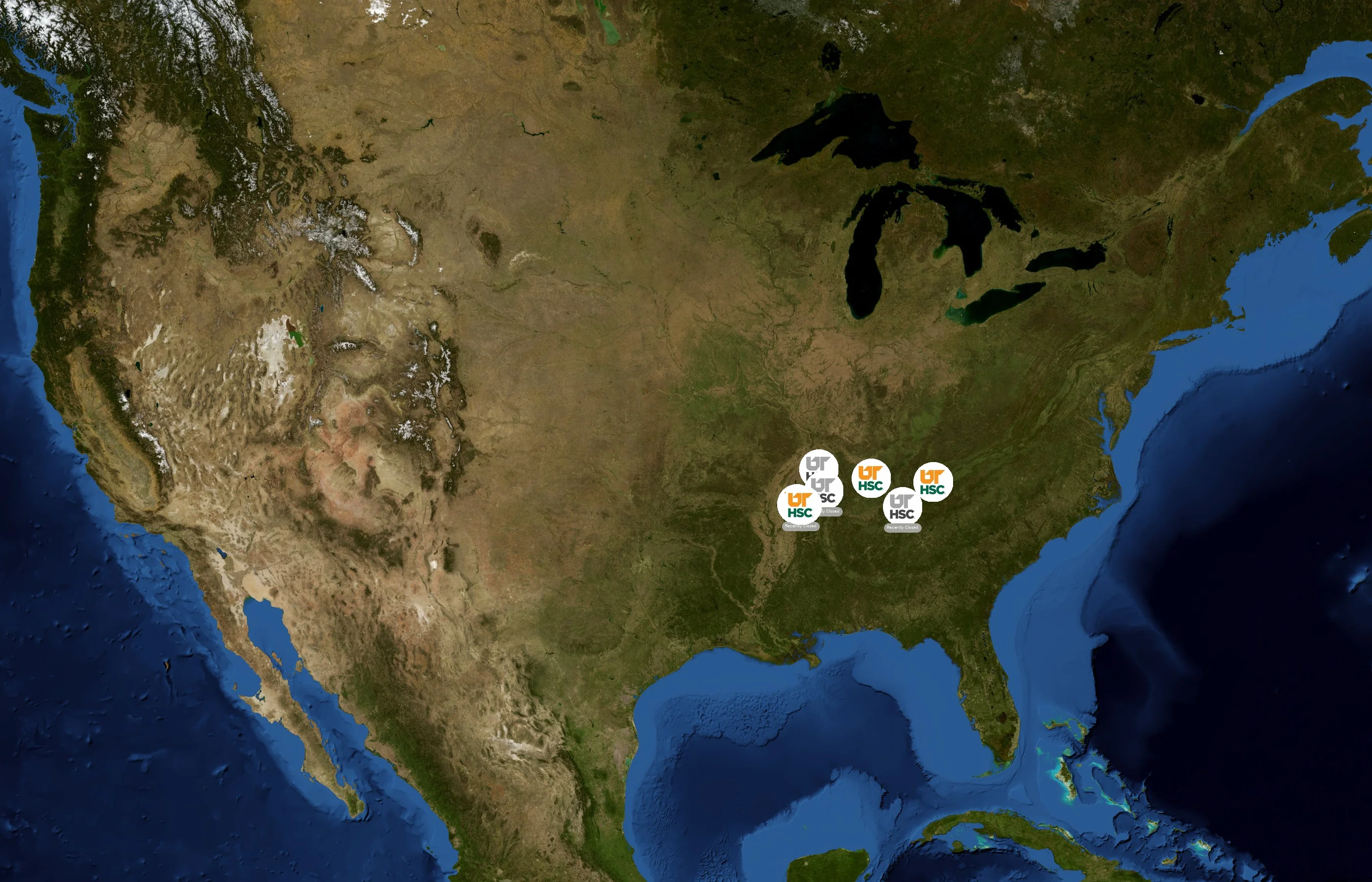 The University of Tennessee Health Science Center state distribution