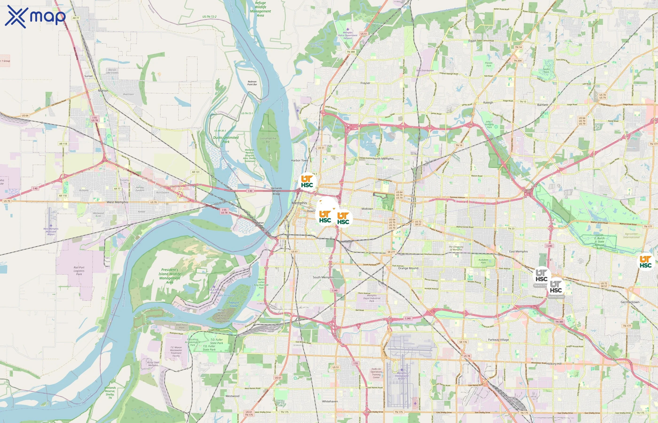 The University of Tennessee Health Science Center area coverage