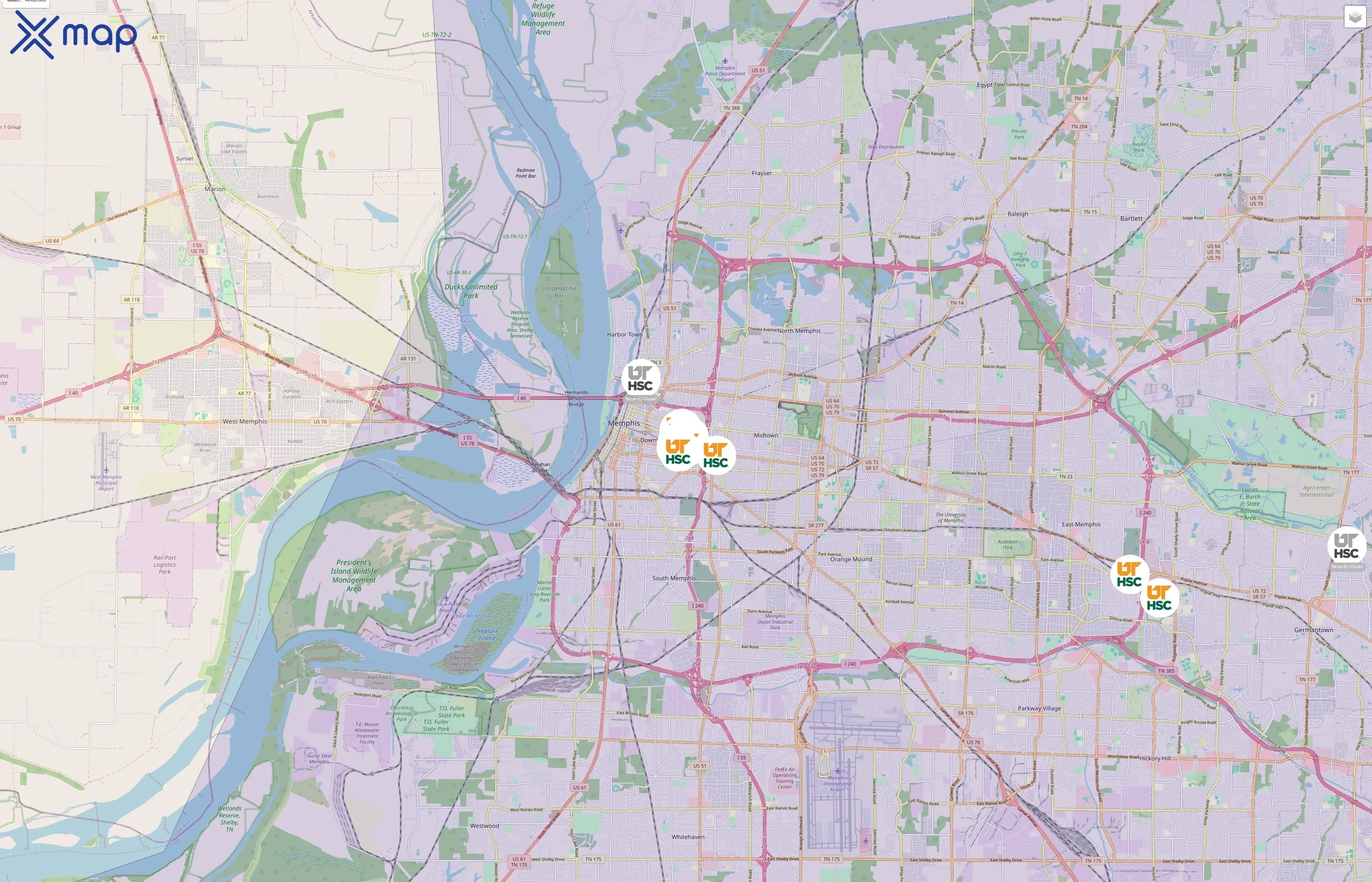 The University of Tennessee Health Science Center traffic data