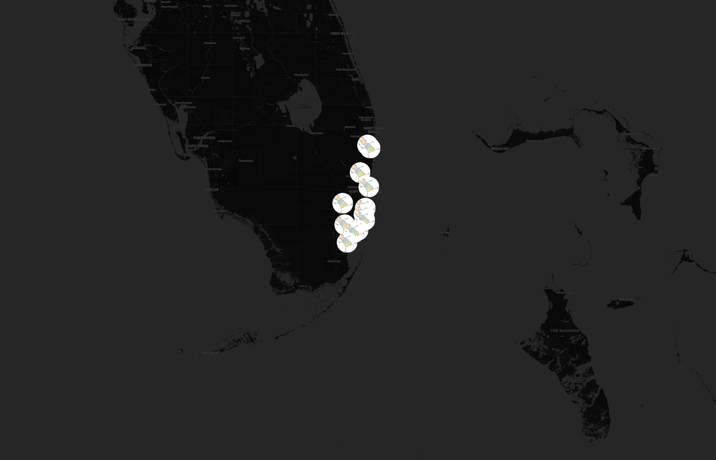 KLA Schools city distribution