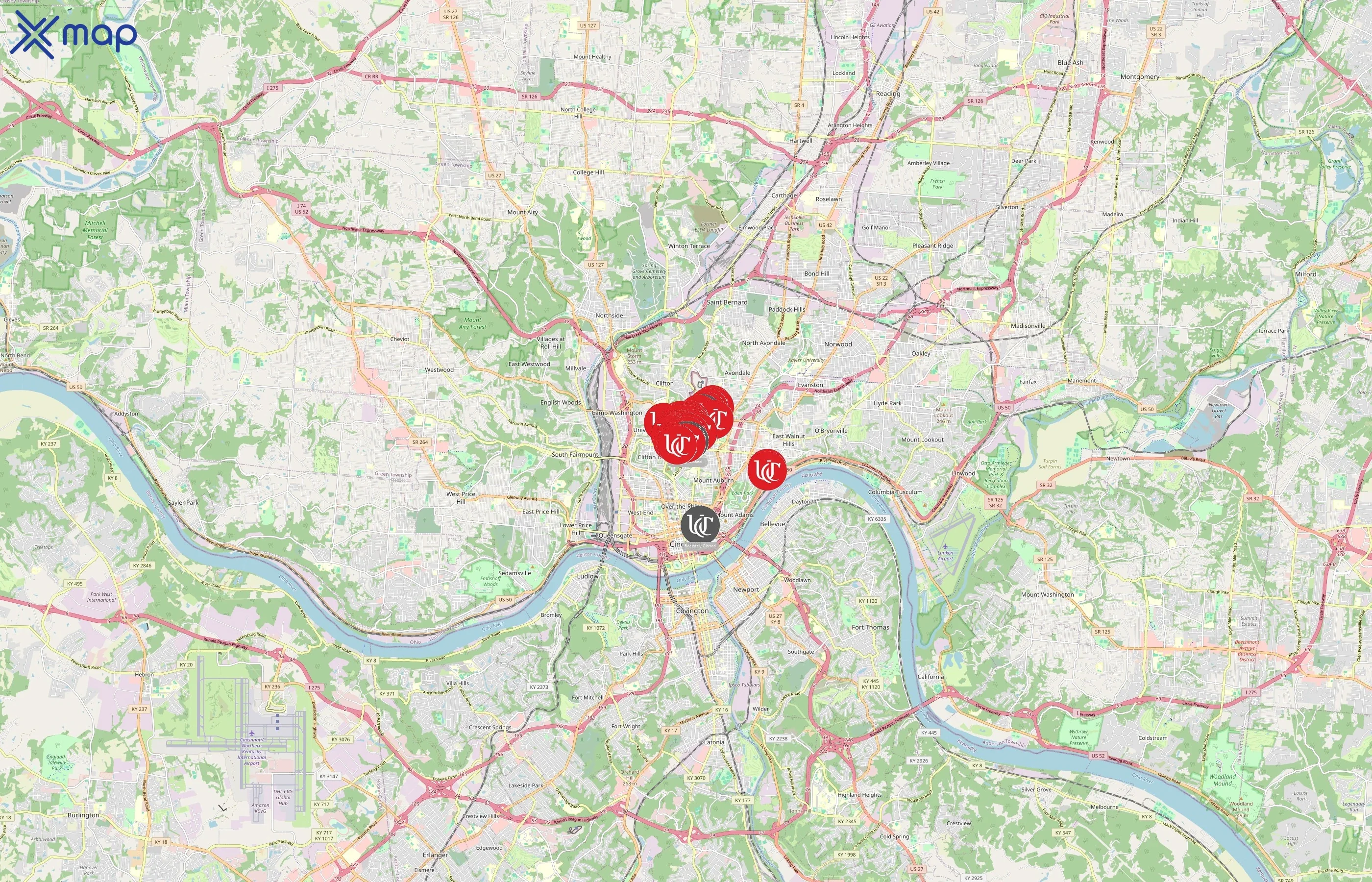 University of Cincinnati area coverage