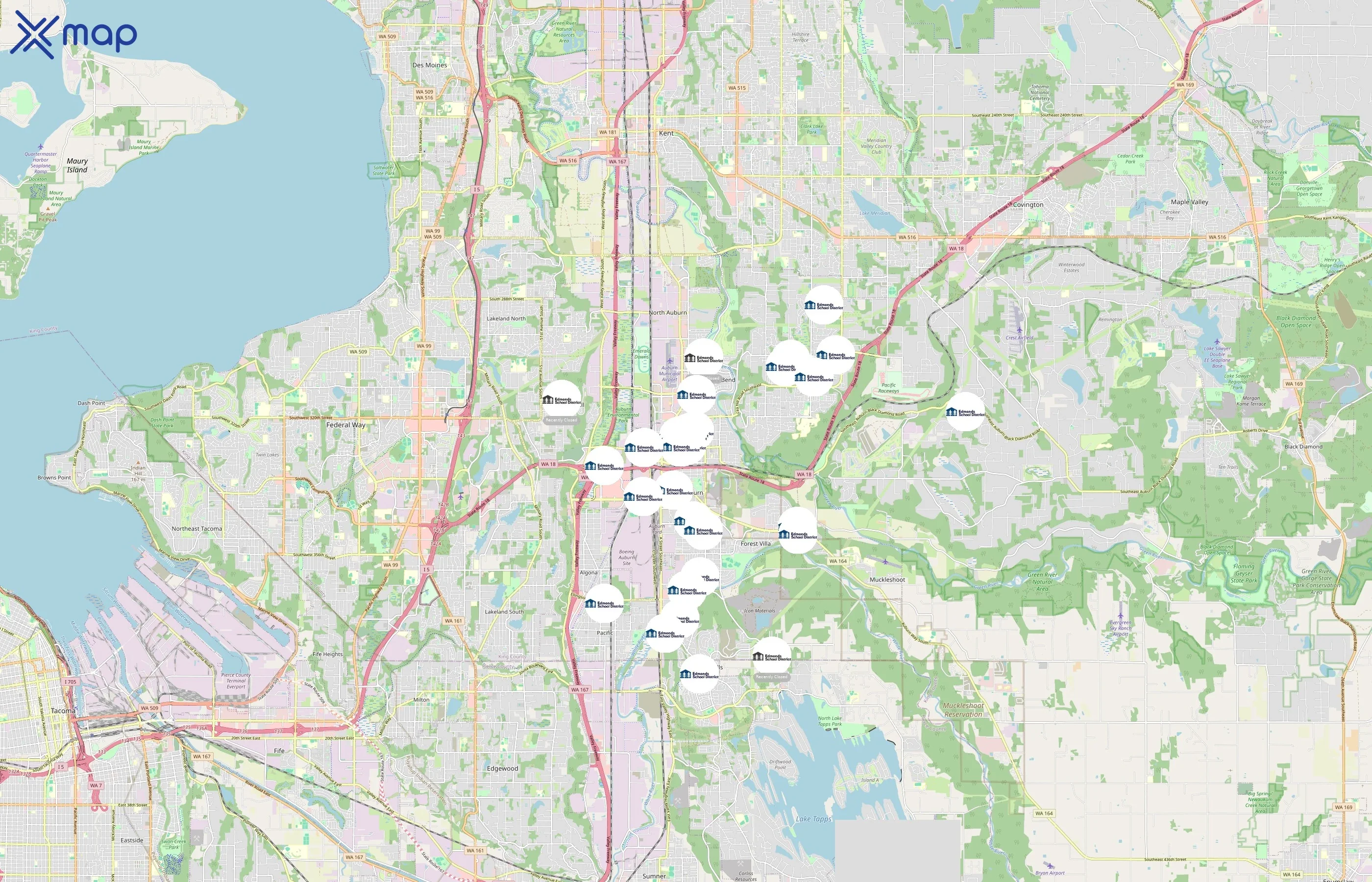 Auburn School District area coverage