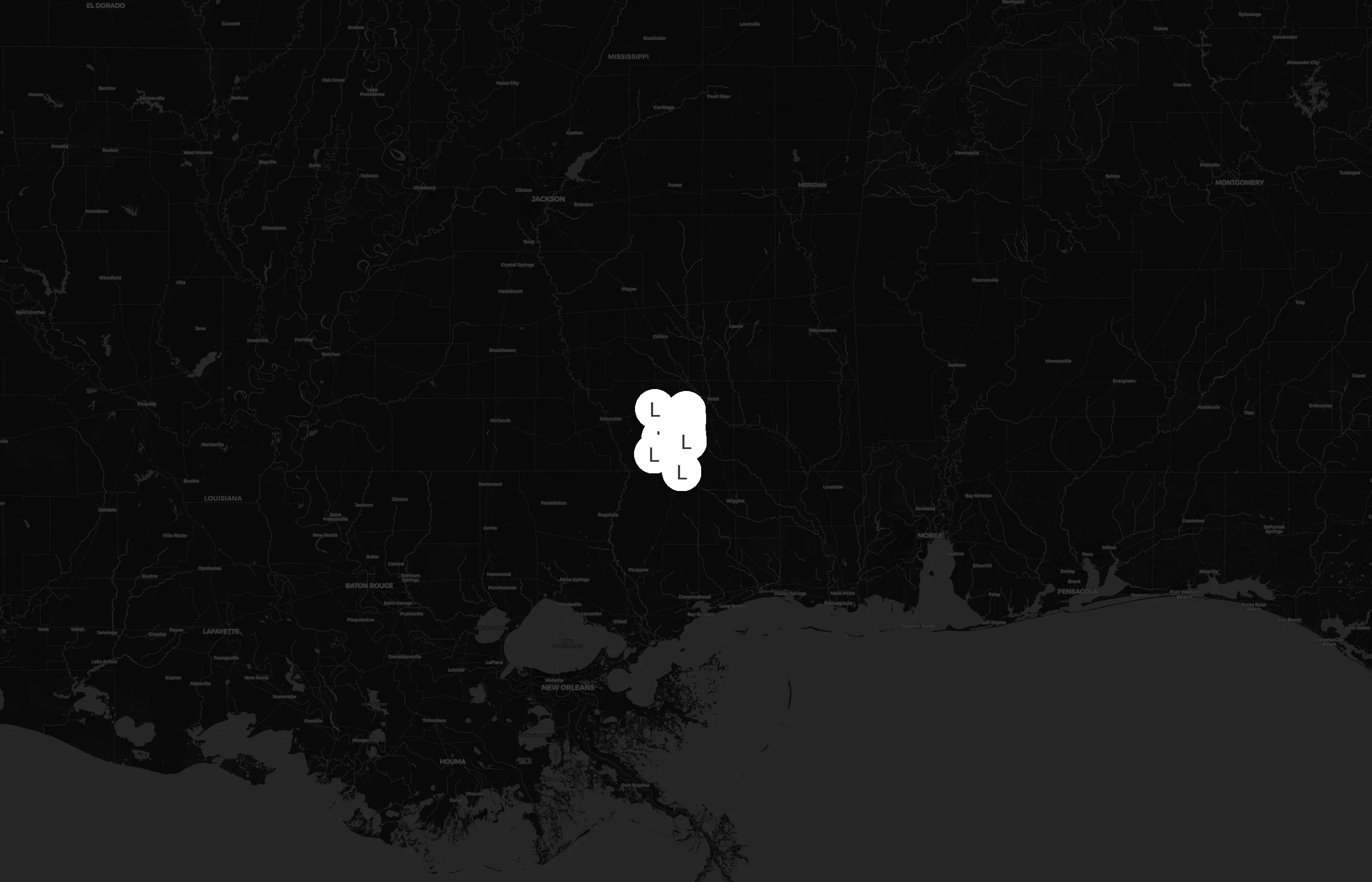 Lamar County city distribution