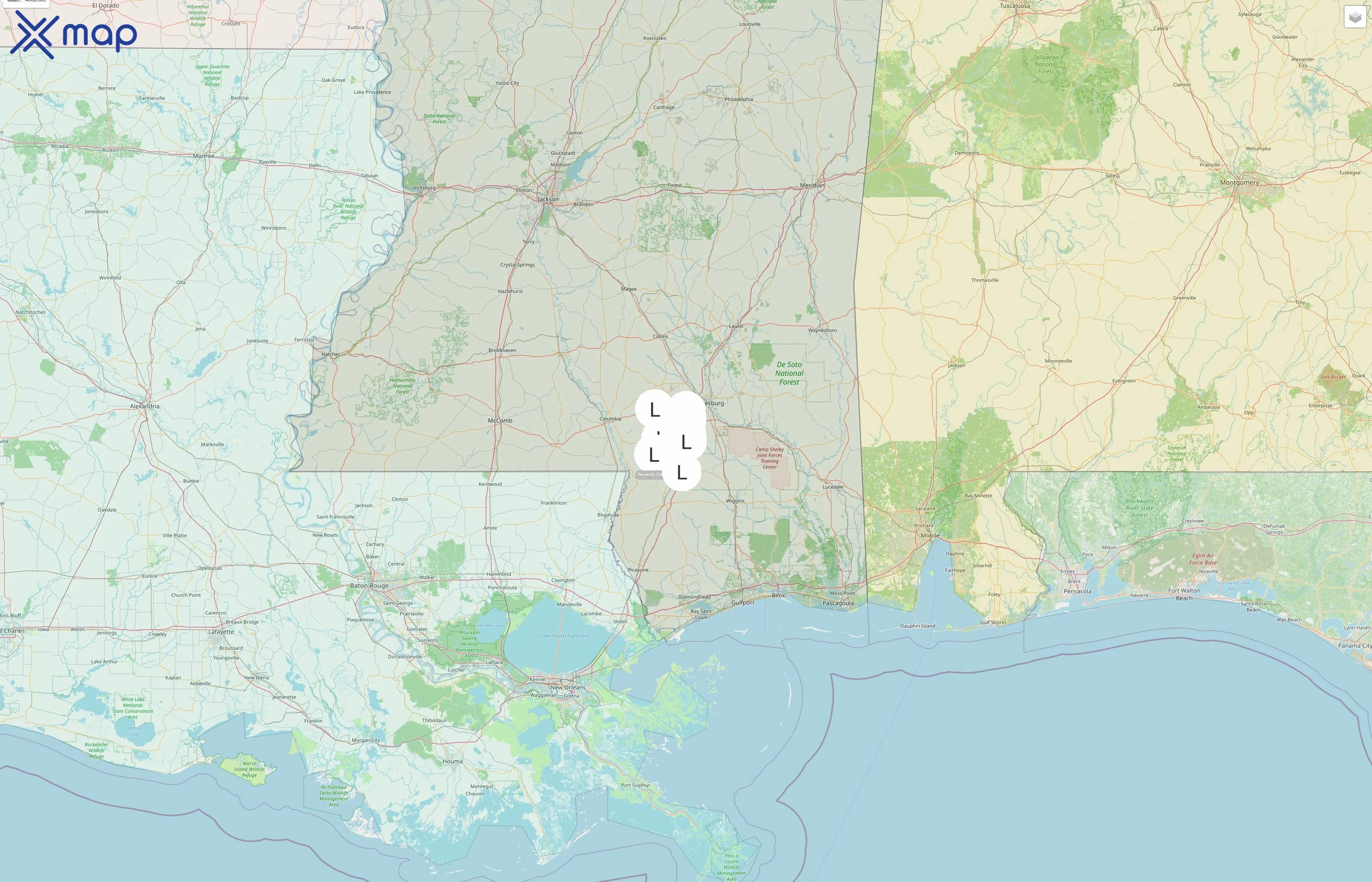 Lamar County street hotspots