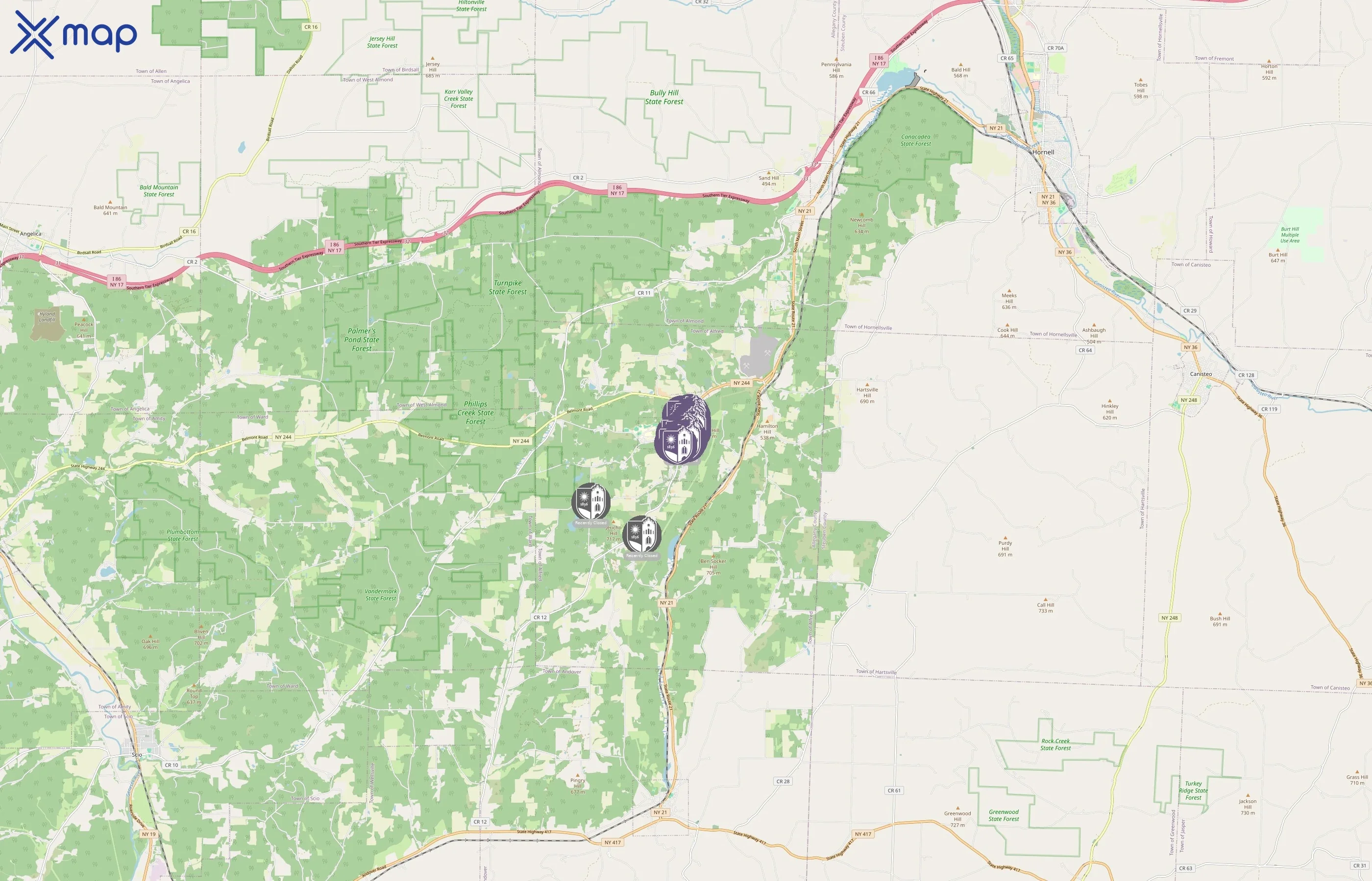 Alfred University area coverage