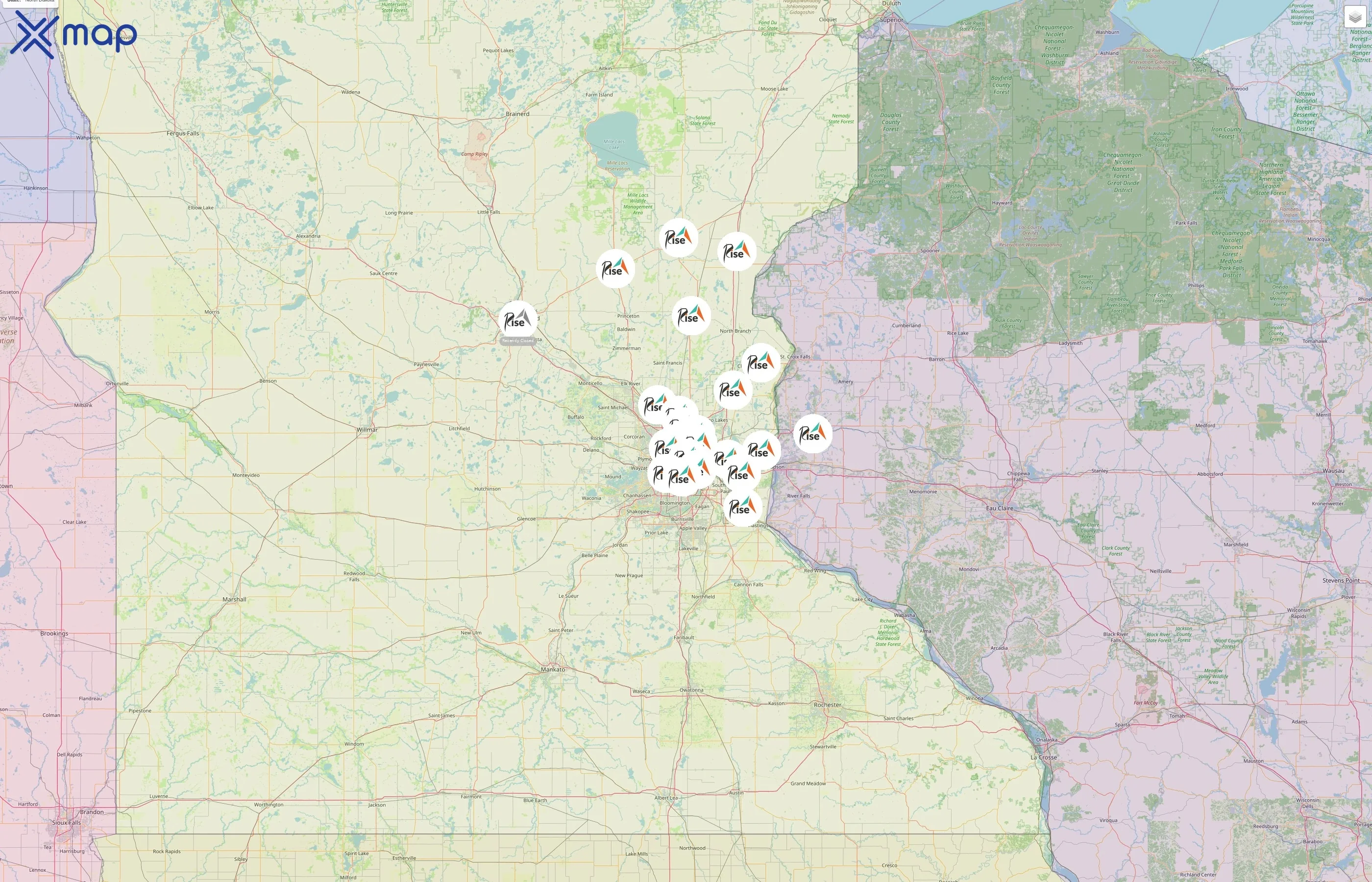 Rise street hotspots
