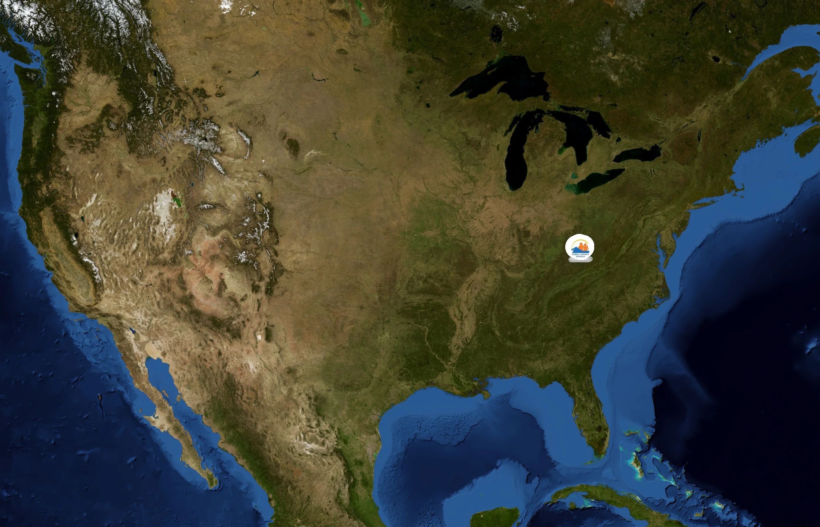 Cabell Schools state distribution