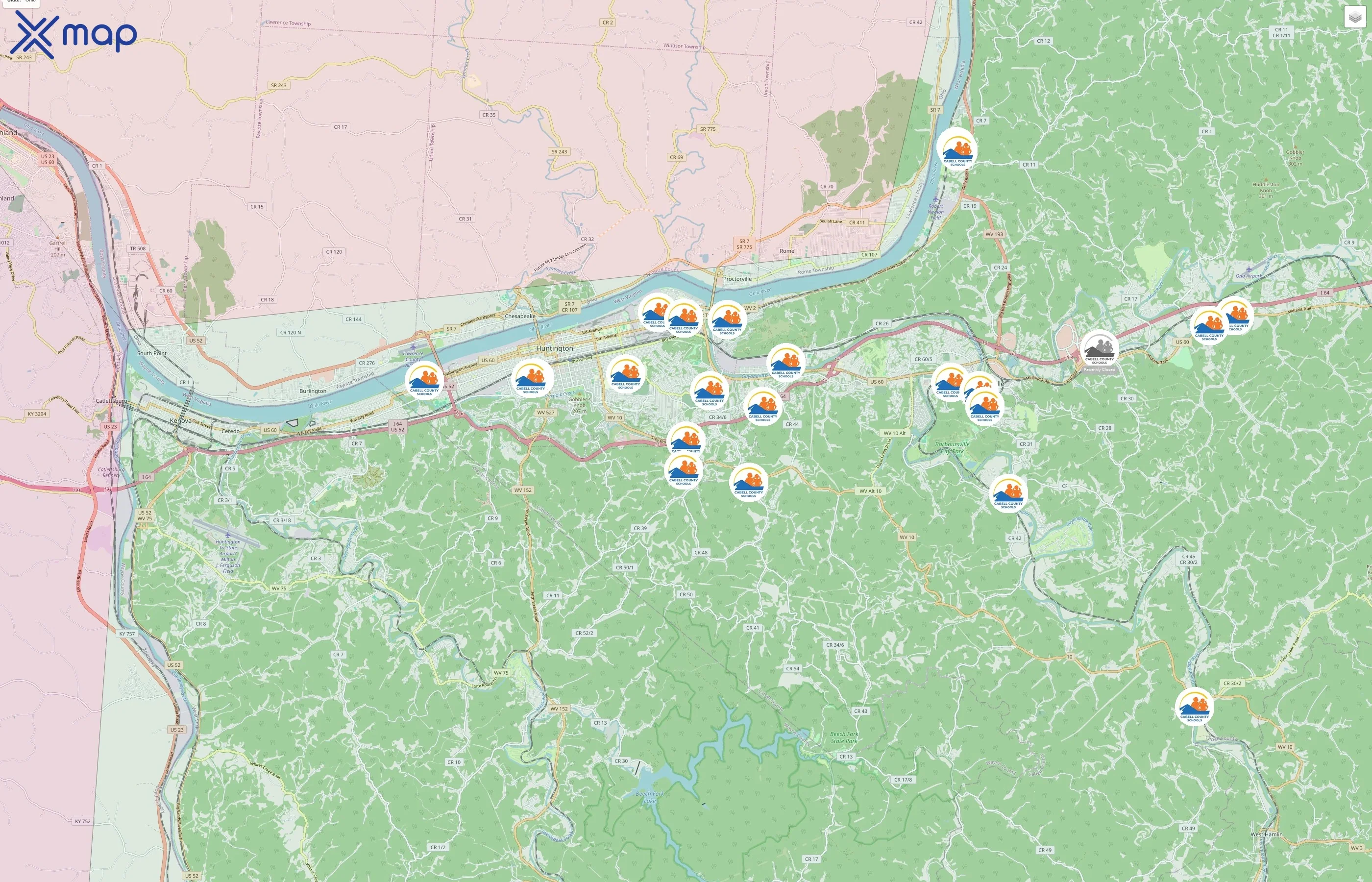 Cabell Schools traffic data