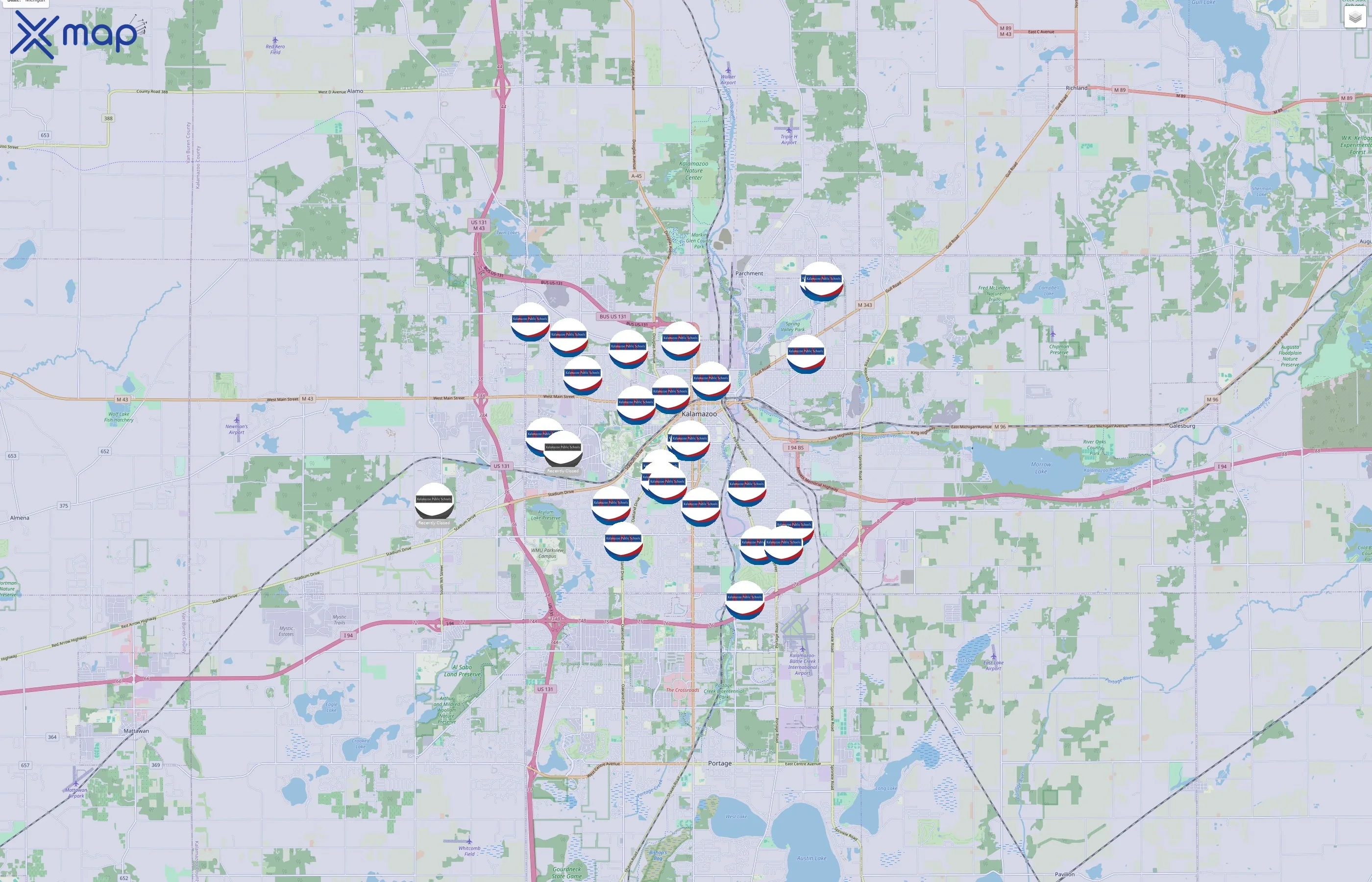 Kalamazoo Public Schools traffic data