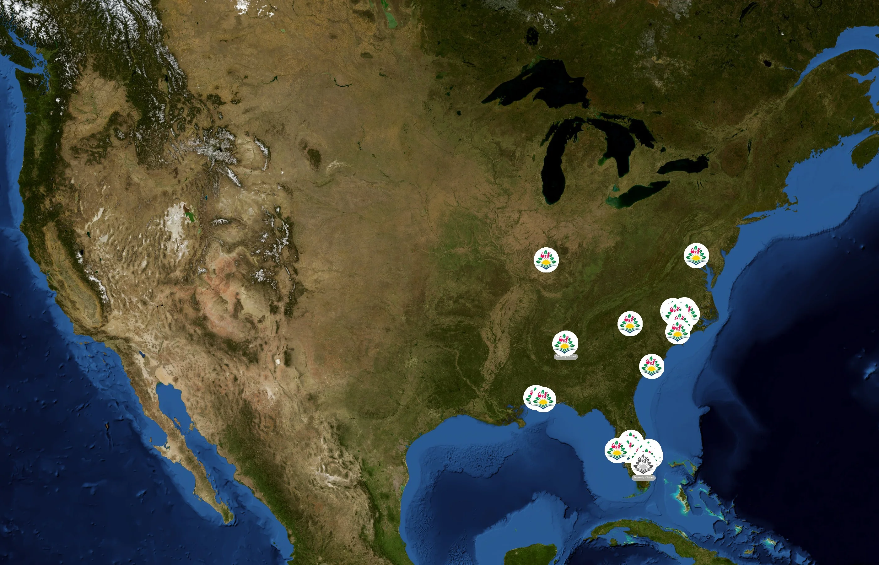 East Coast Migrant Head Start Project state distribution