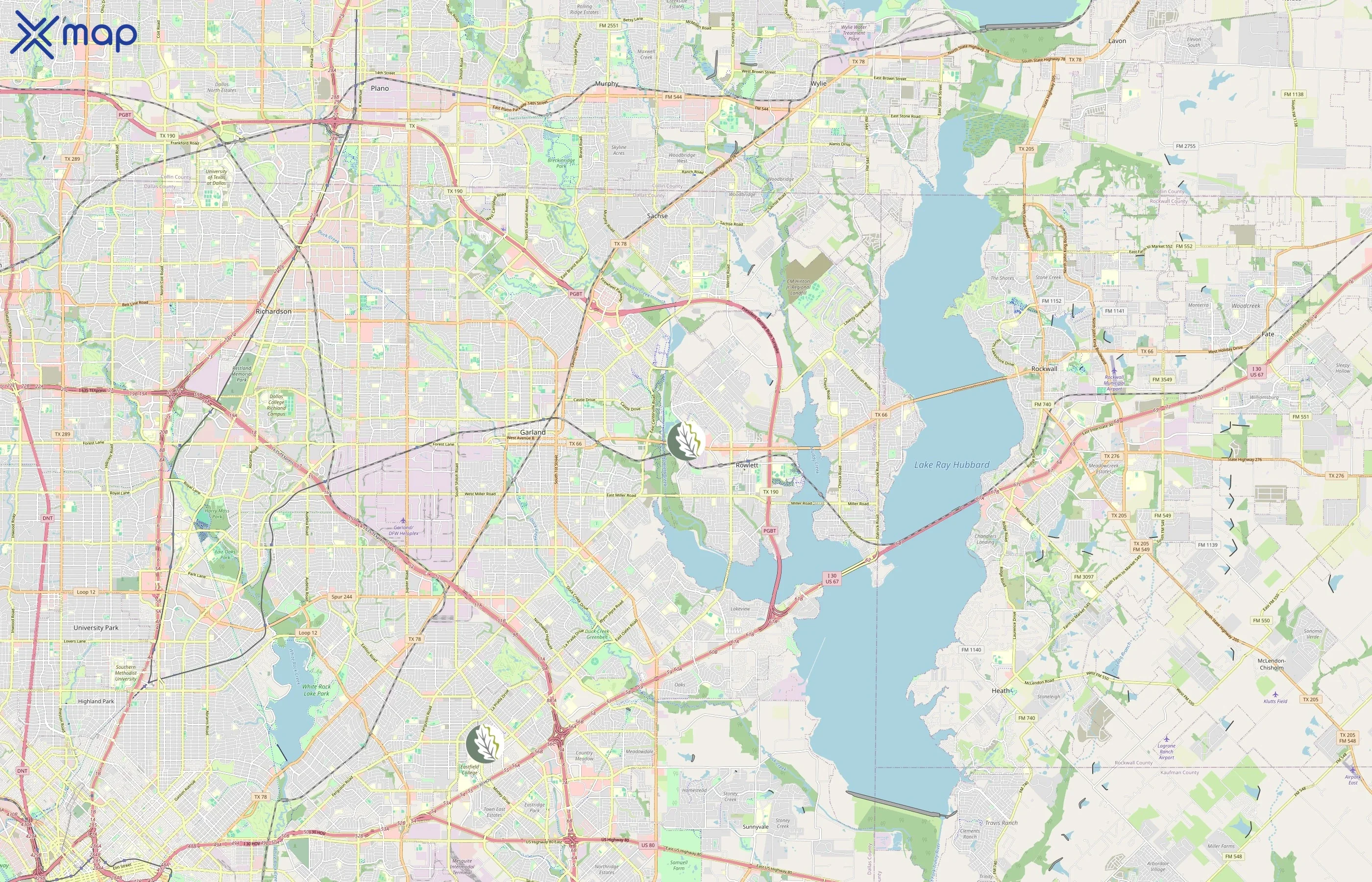 12 Oaks area coverage