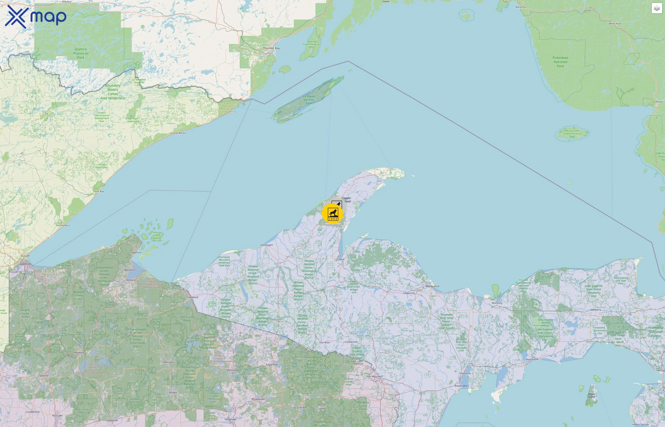 Michigan Technological University street hotspots