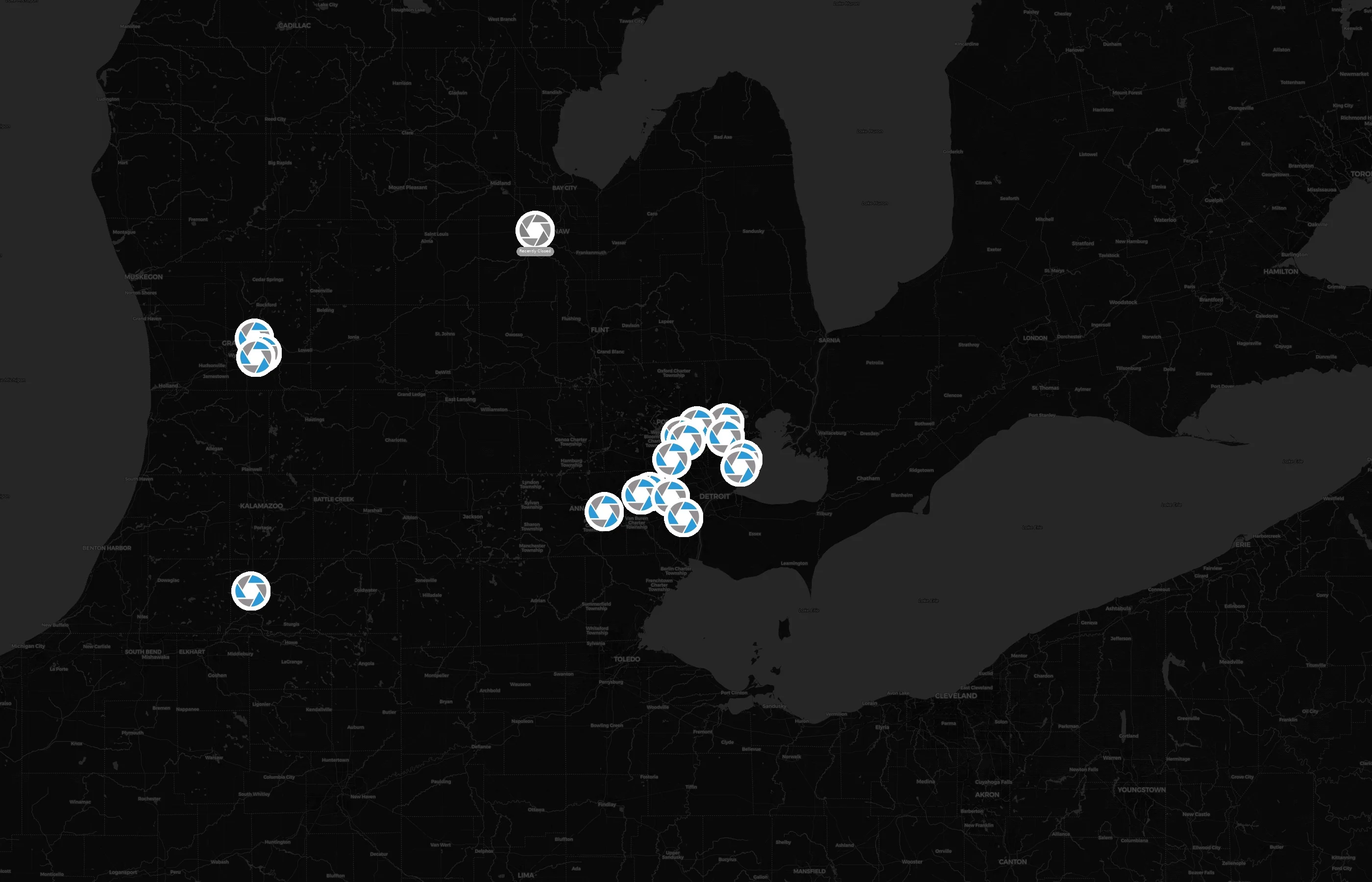 Optalis Health and Rehabilitation city distribution