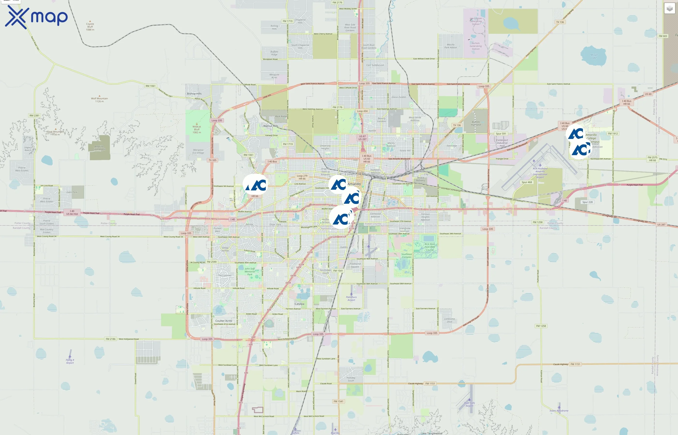 Amarillo College traffic data