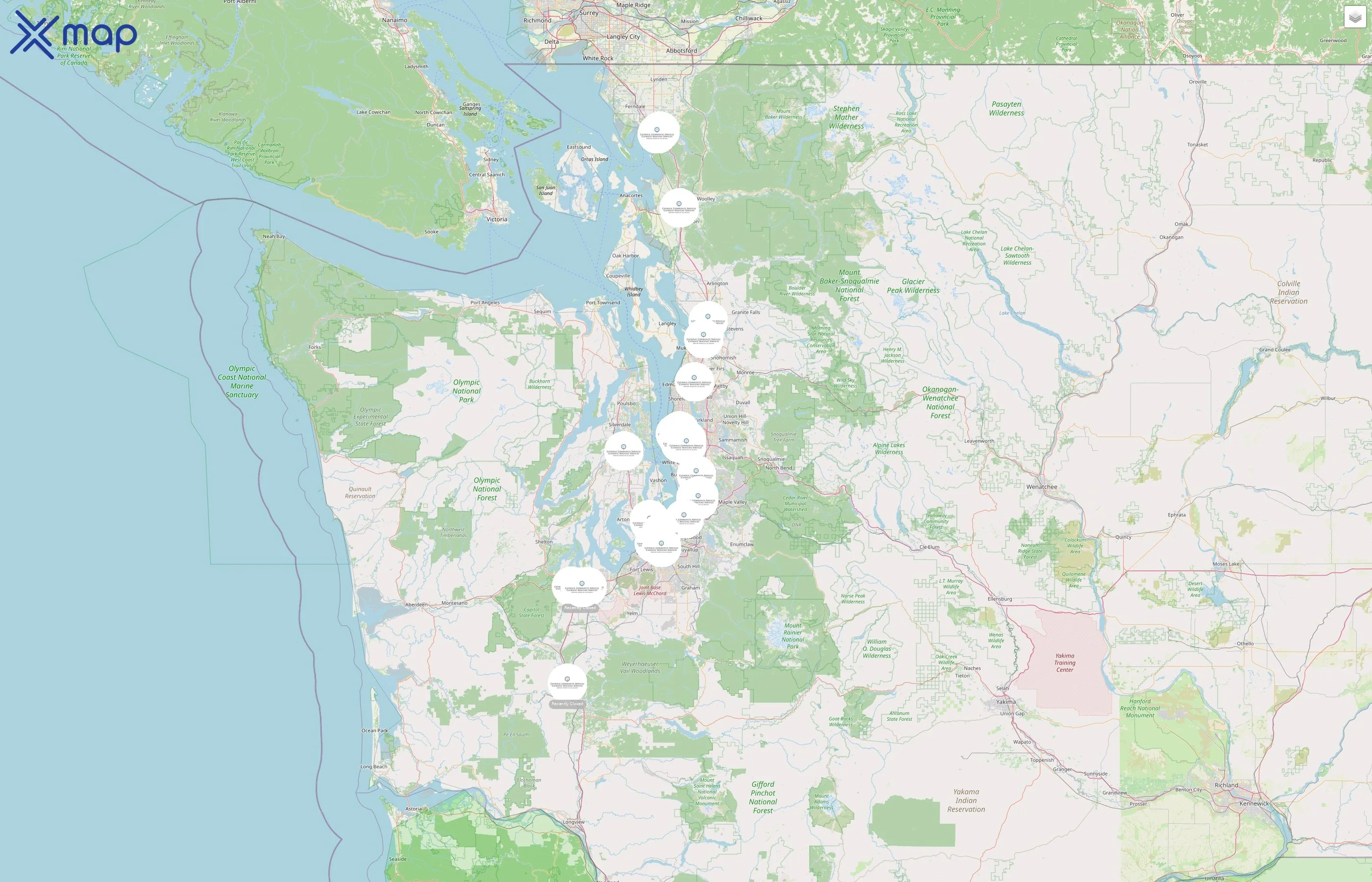 Catholic Community Services of Western Washington street hotspots
