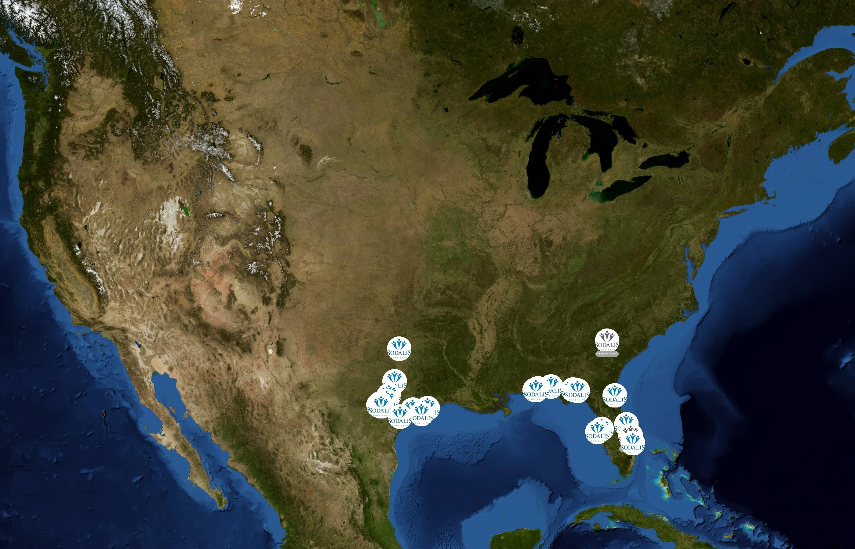 Sodalis Senior Living state distribution