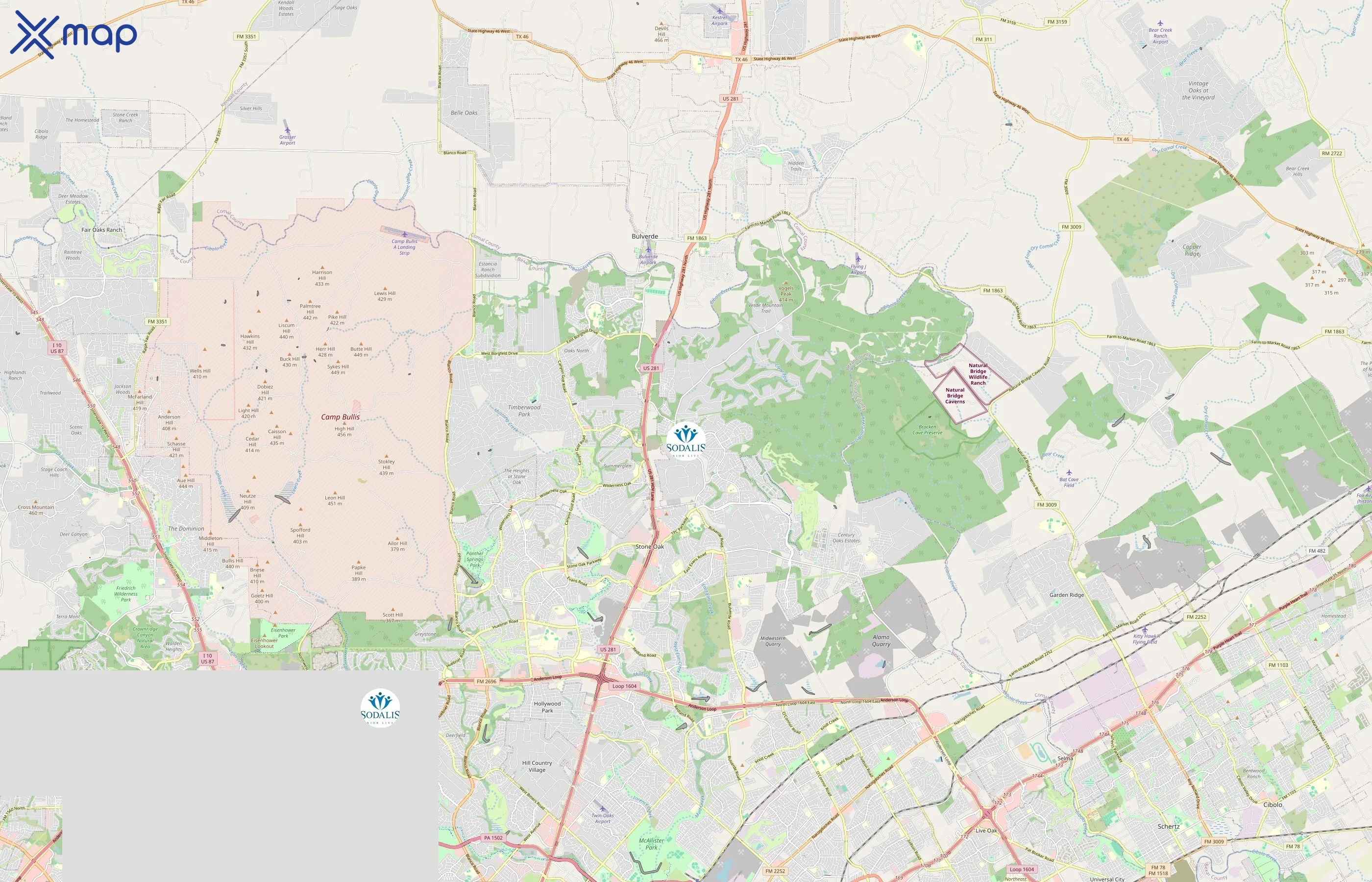 Sodalis Senior Living area coverage
