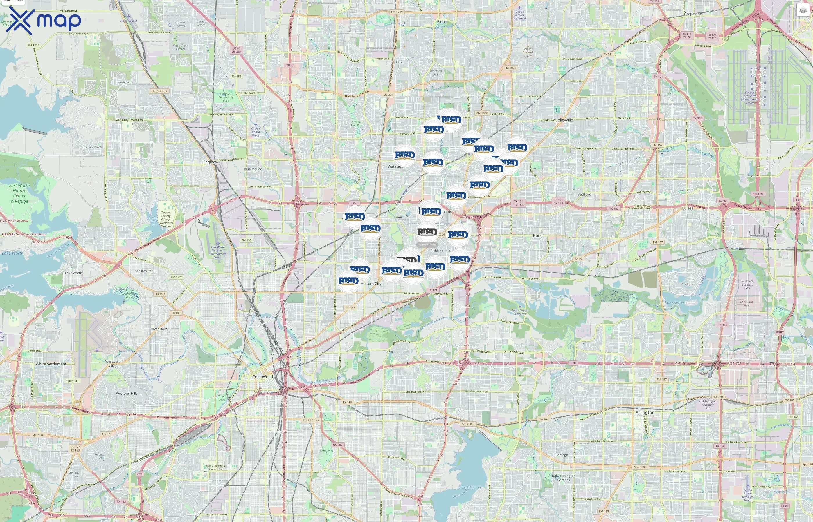 Birdville Independent School District traffic data