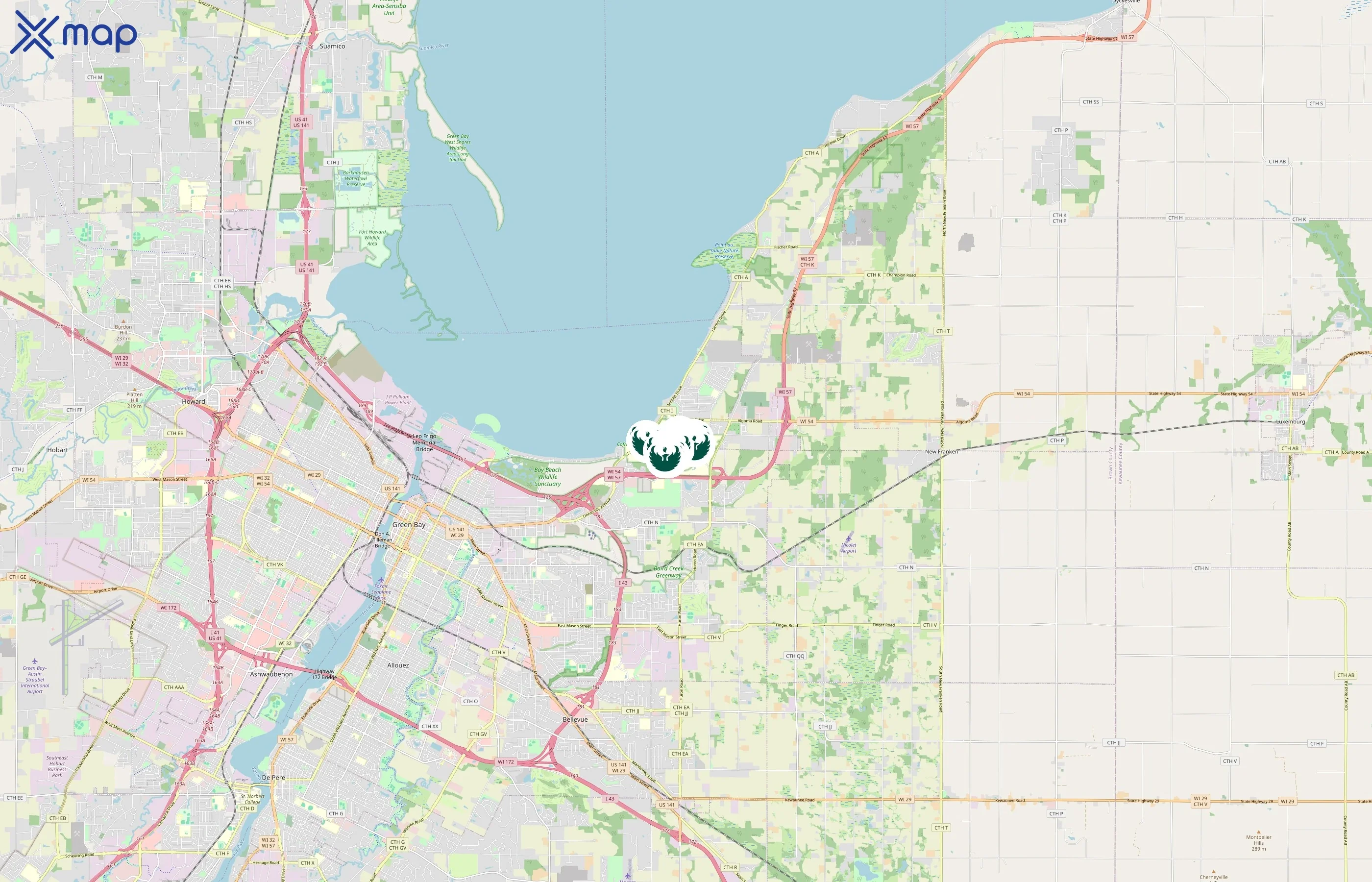 University of Wisconsin-Green Bay area coverage