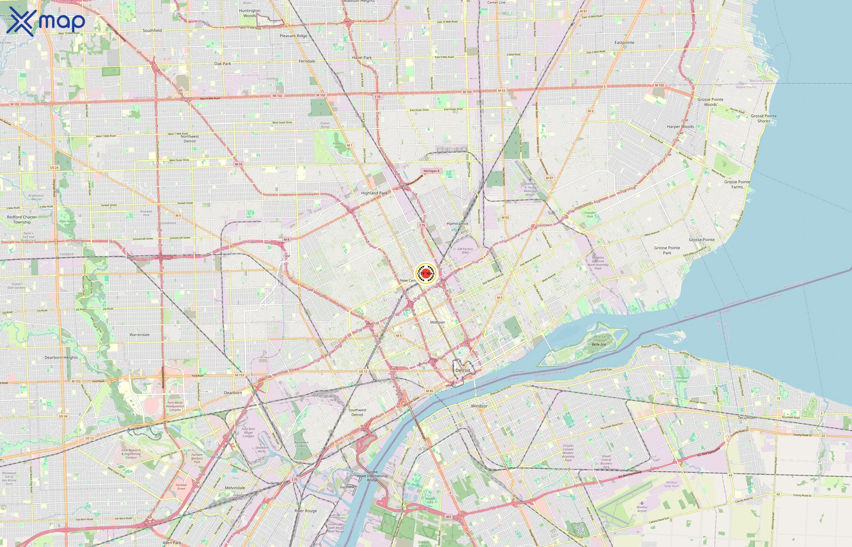 City Year area coverage