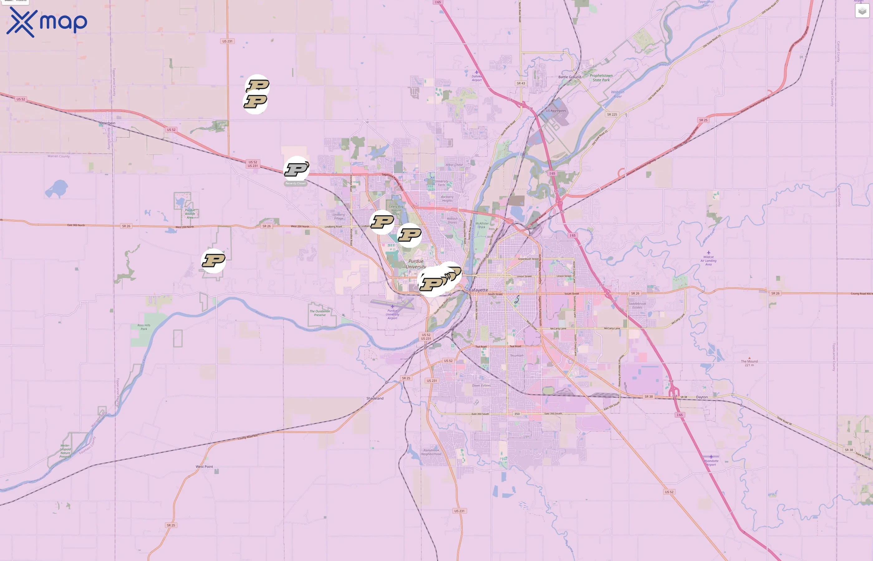 Purdue University College of Agriculture traffic data