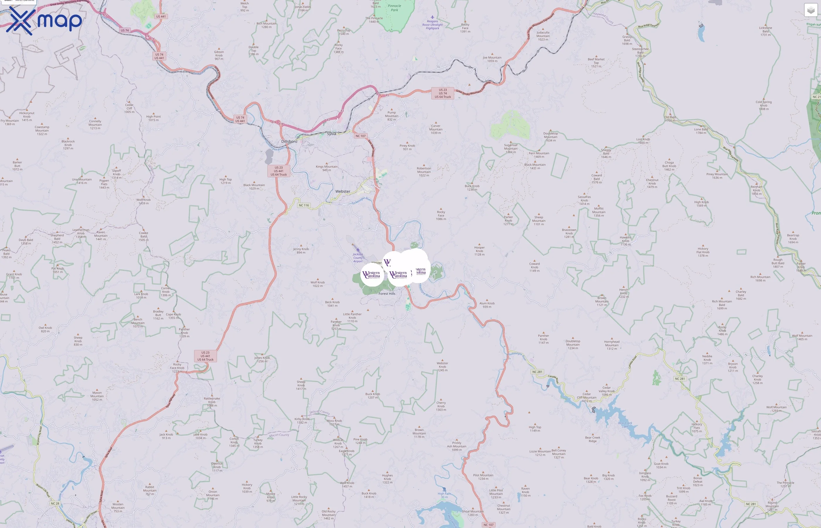 Western Carolina University traffic data