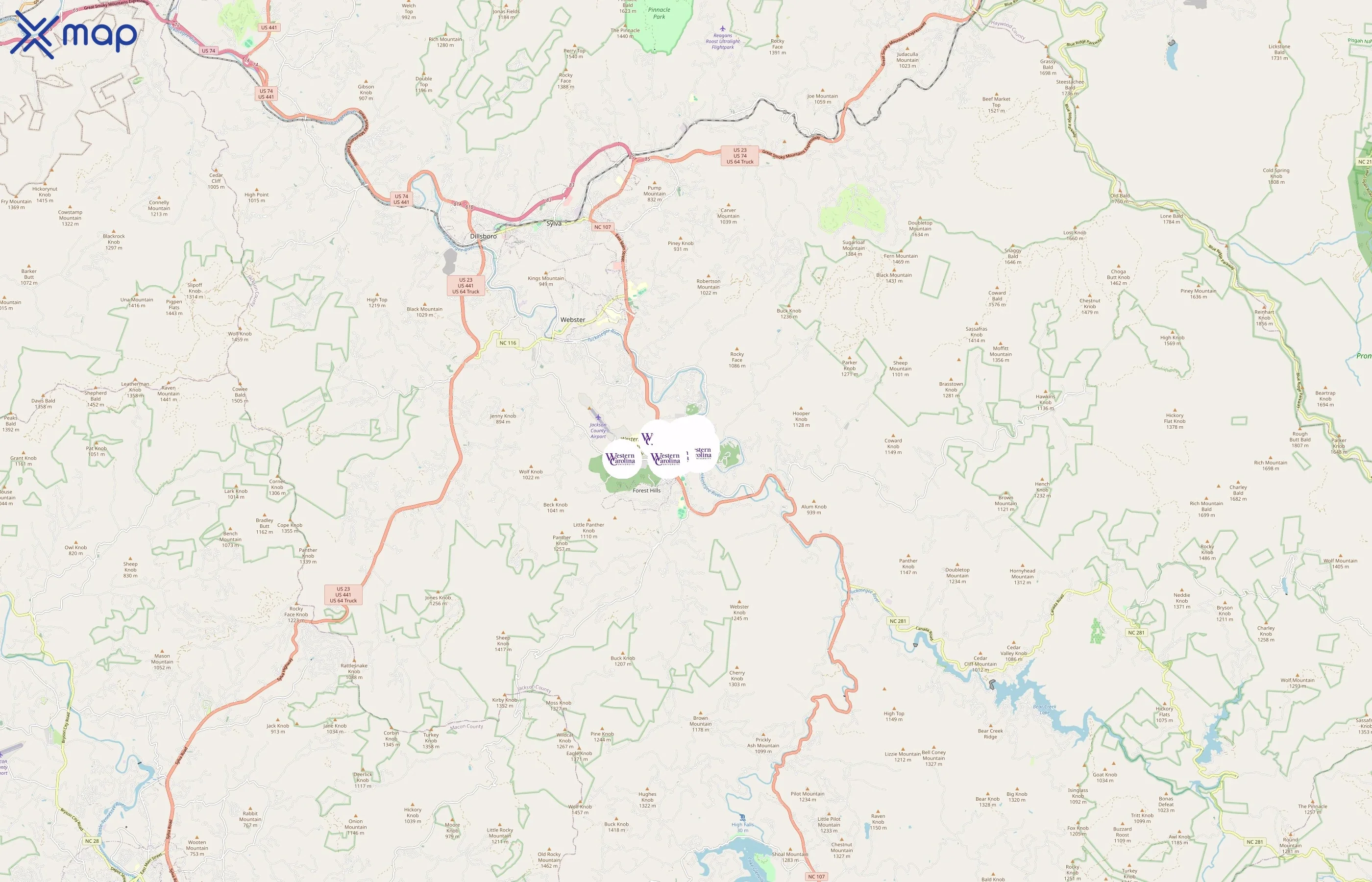 Western Carolina University area coverage