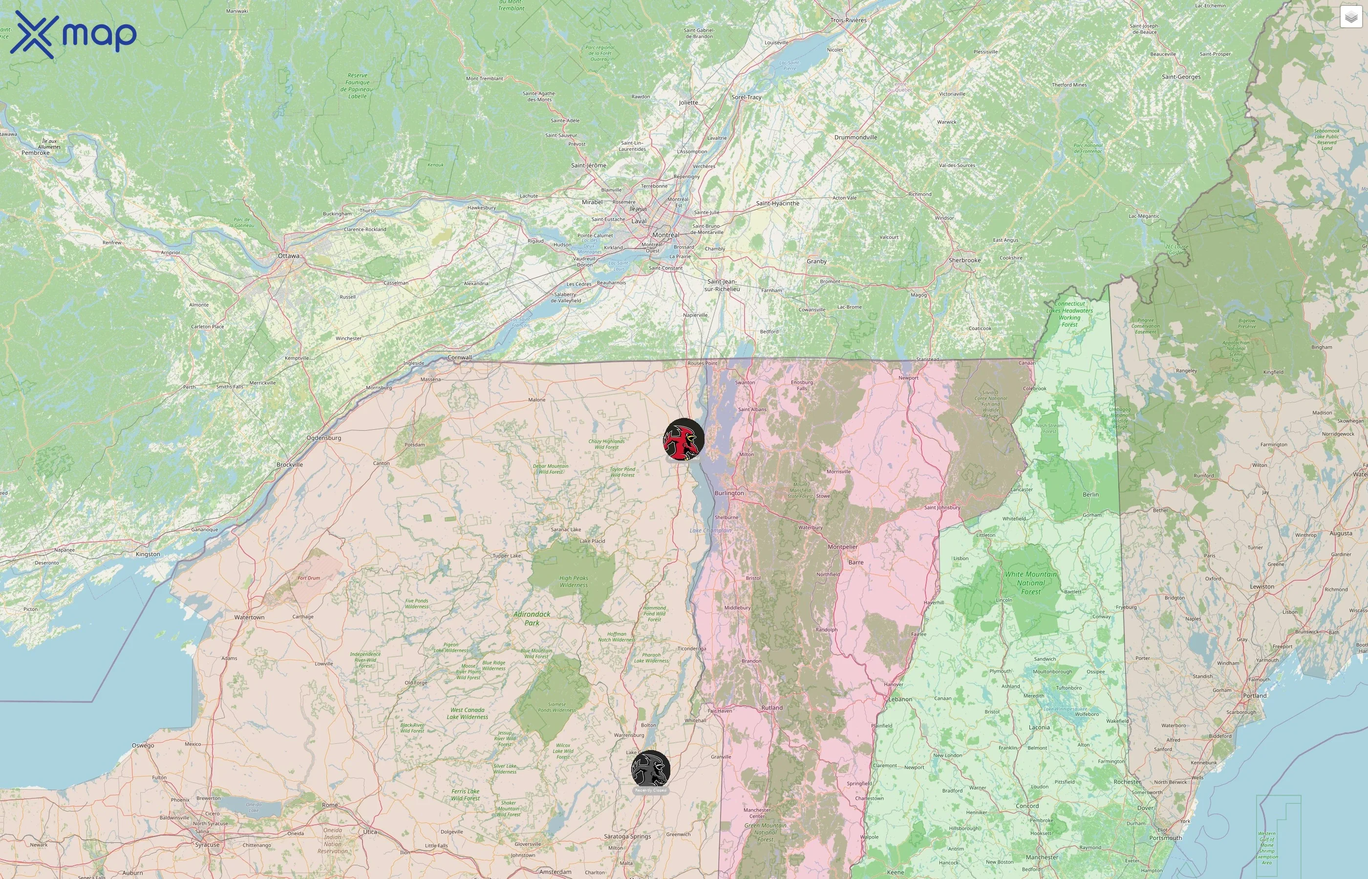 SUNY Plattsburgh street hotspots