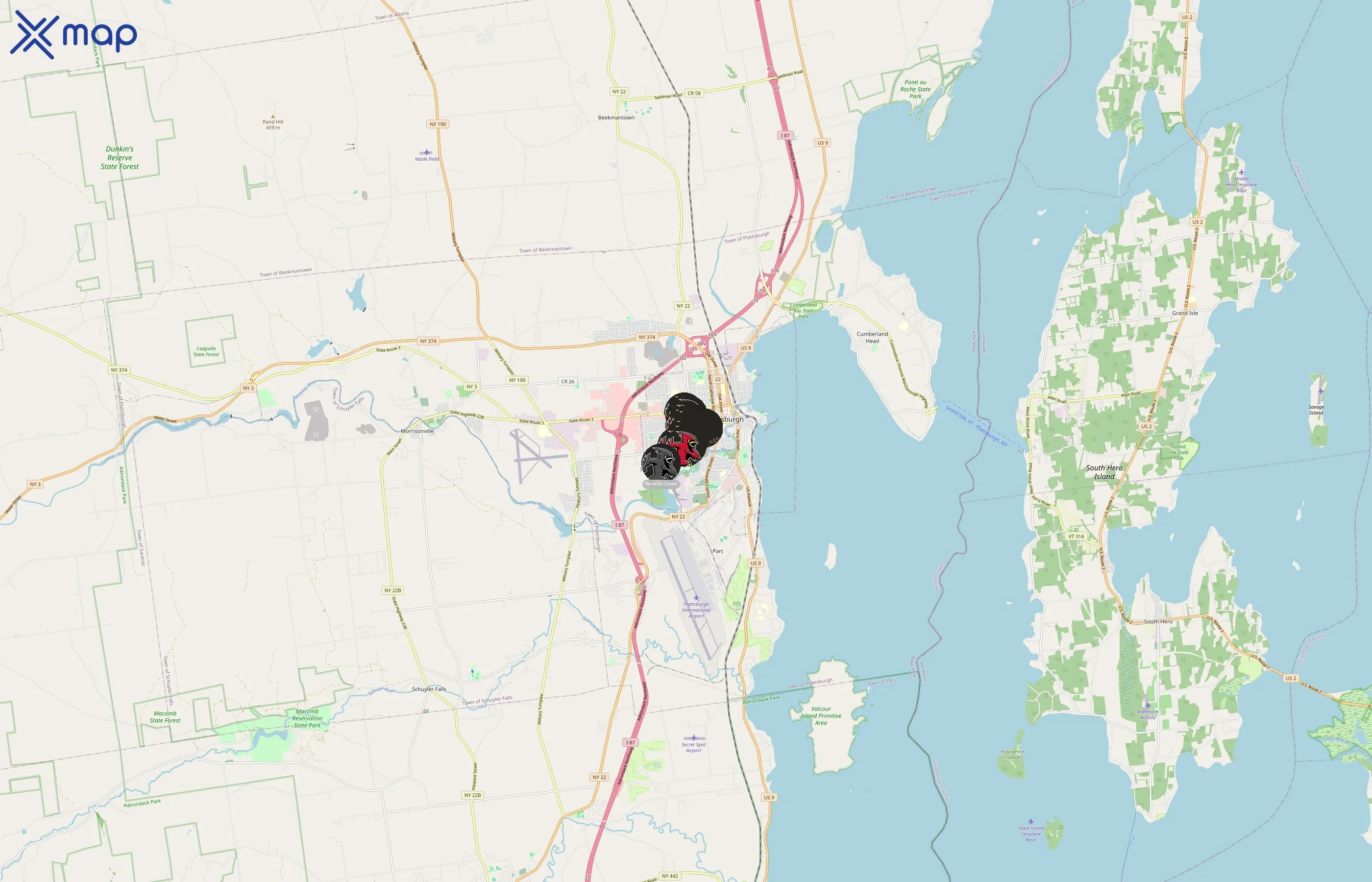 SUNY Plattsburgh area coverage