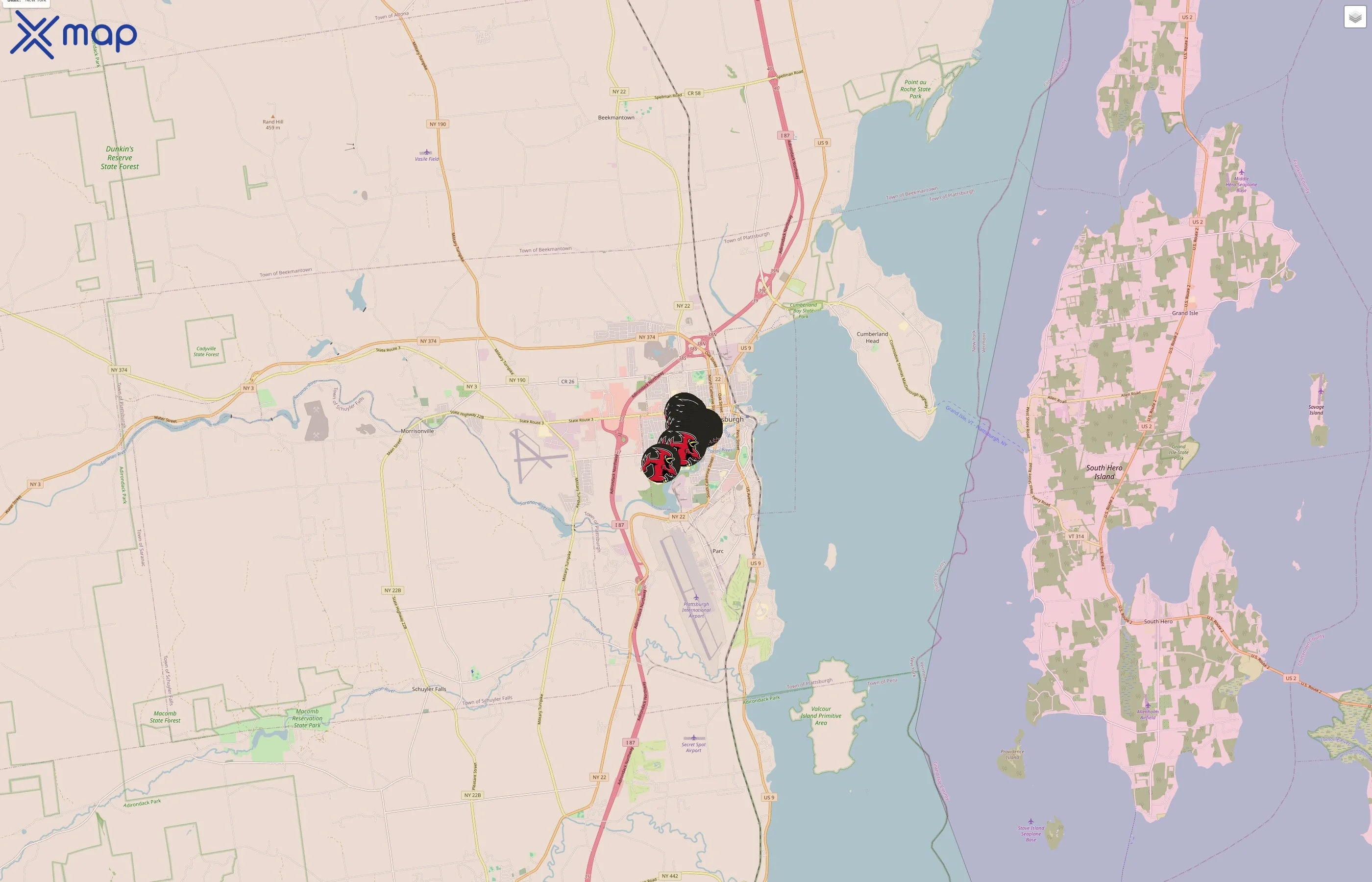 SUNY Plattsburgh traffic data