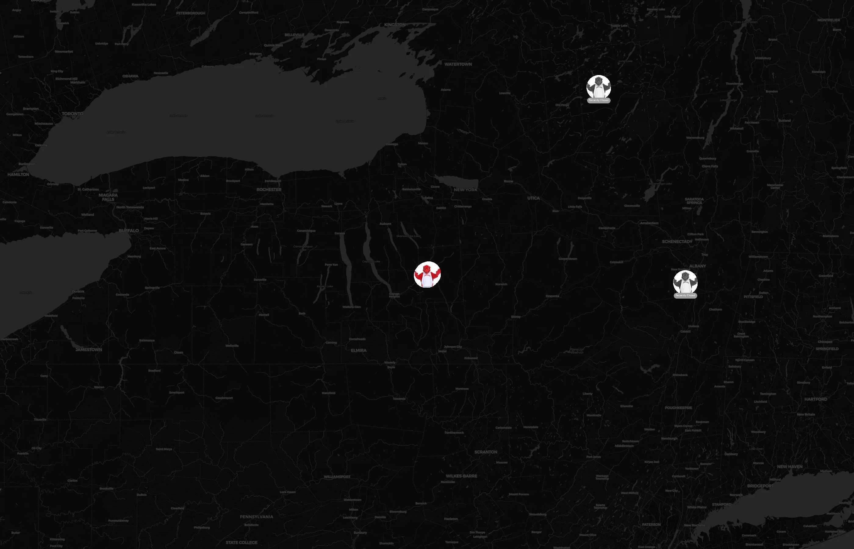 SUNY Cortland city distribution