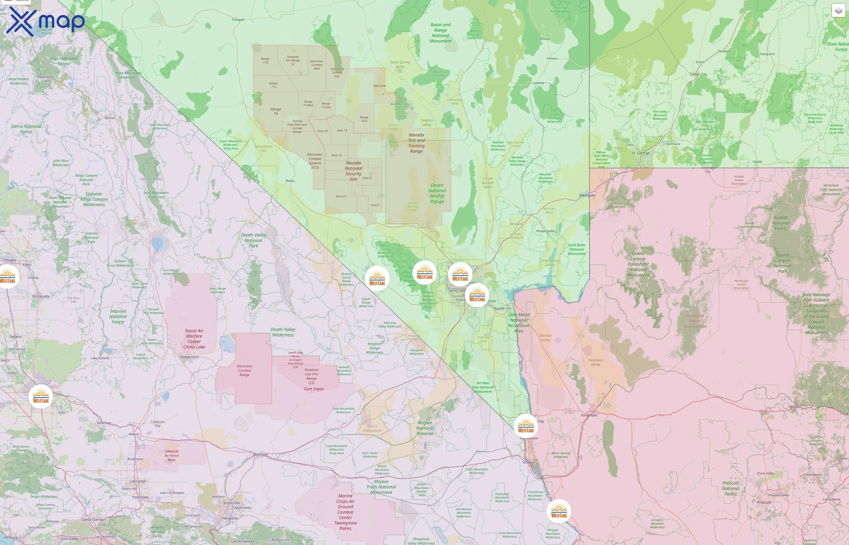 WestCare street hotspots