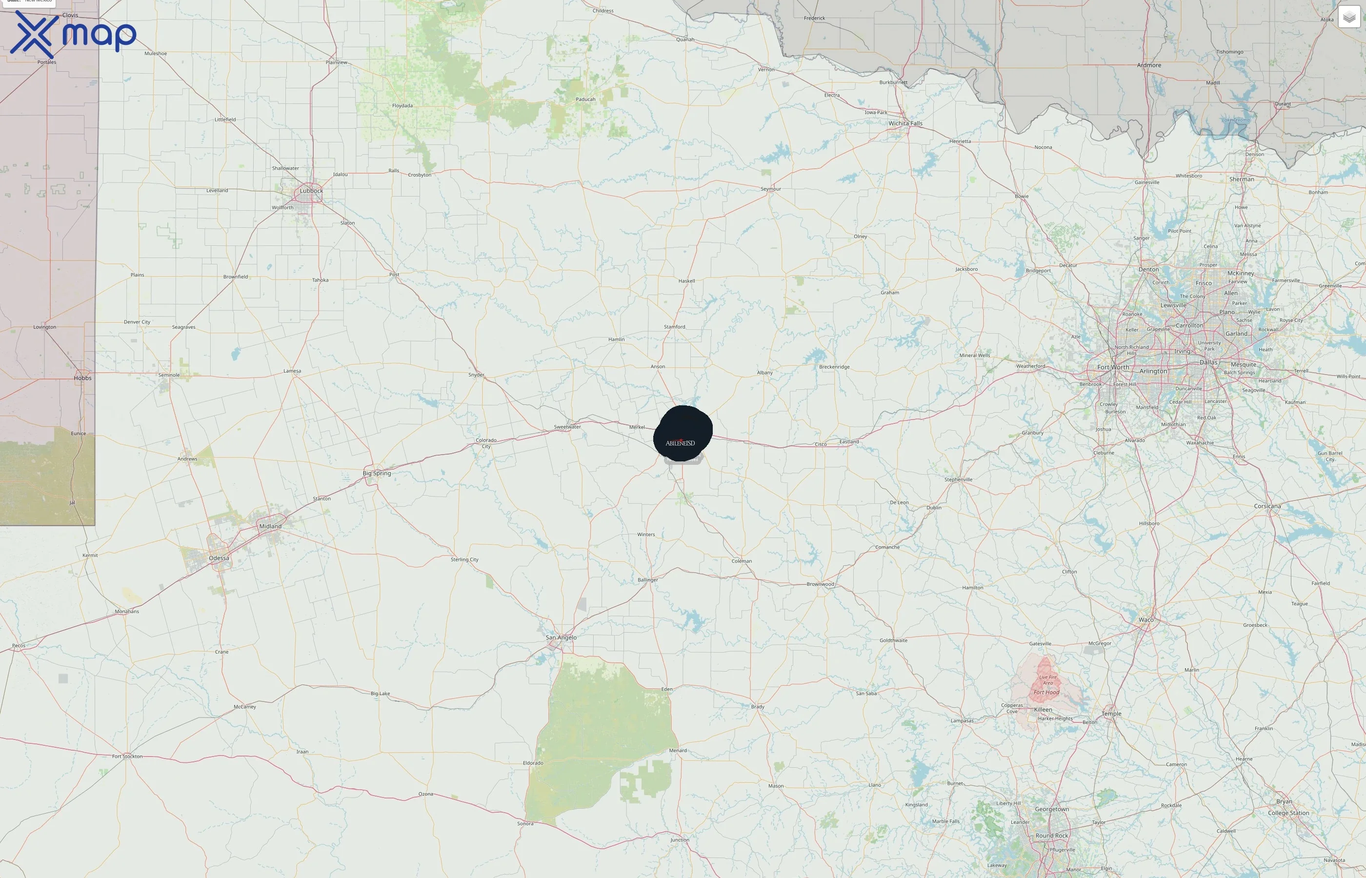 Abilene Independent School District street hotspots